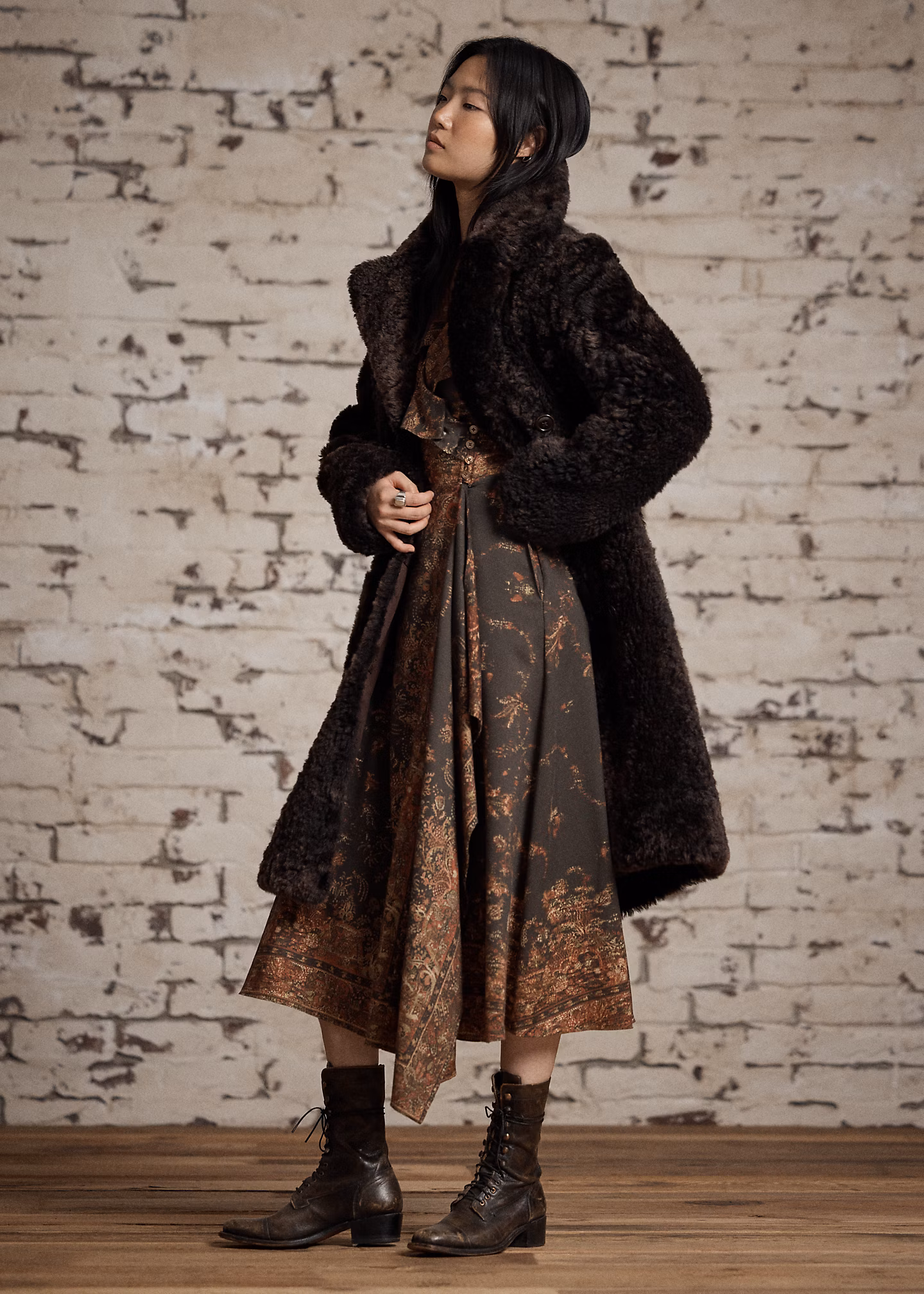 Mantel aus Lammfell - RALPH LAUREN OUTLET