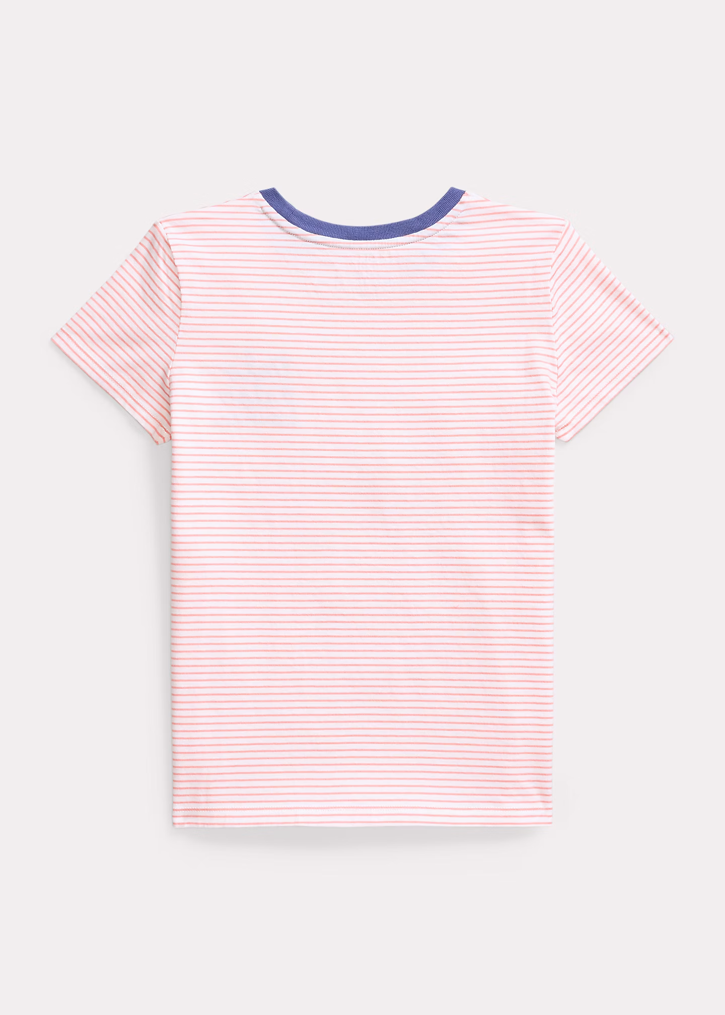 Baumwoll-T-Shirt mit Streifen und Logo - RALPH LAUREN OUTLET