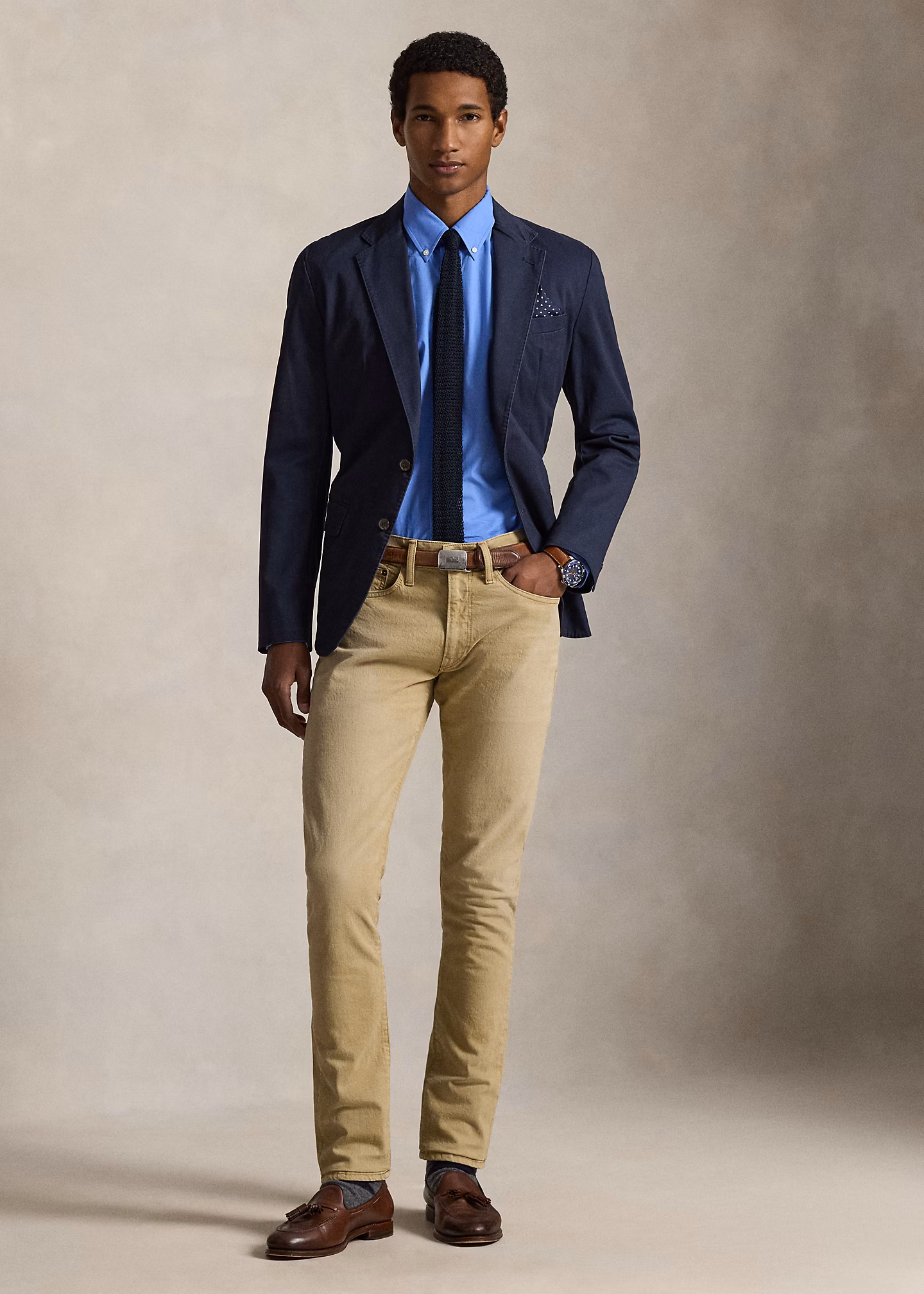 Classic-Fit Hemd aus Stretchpopeline - RALPH LAUREN OUTLET