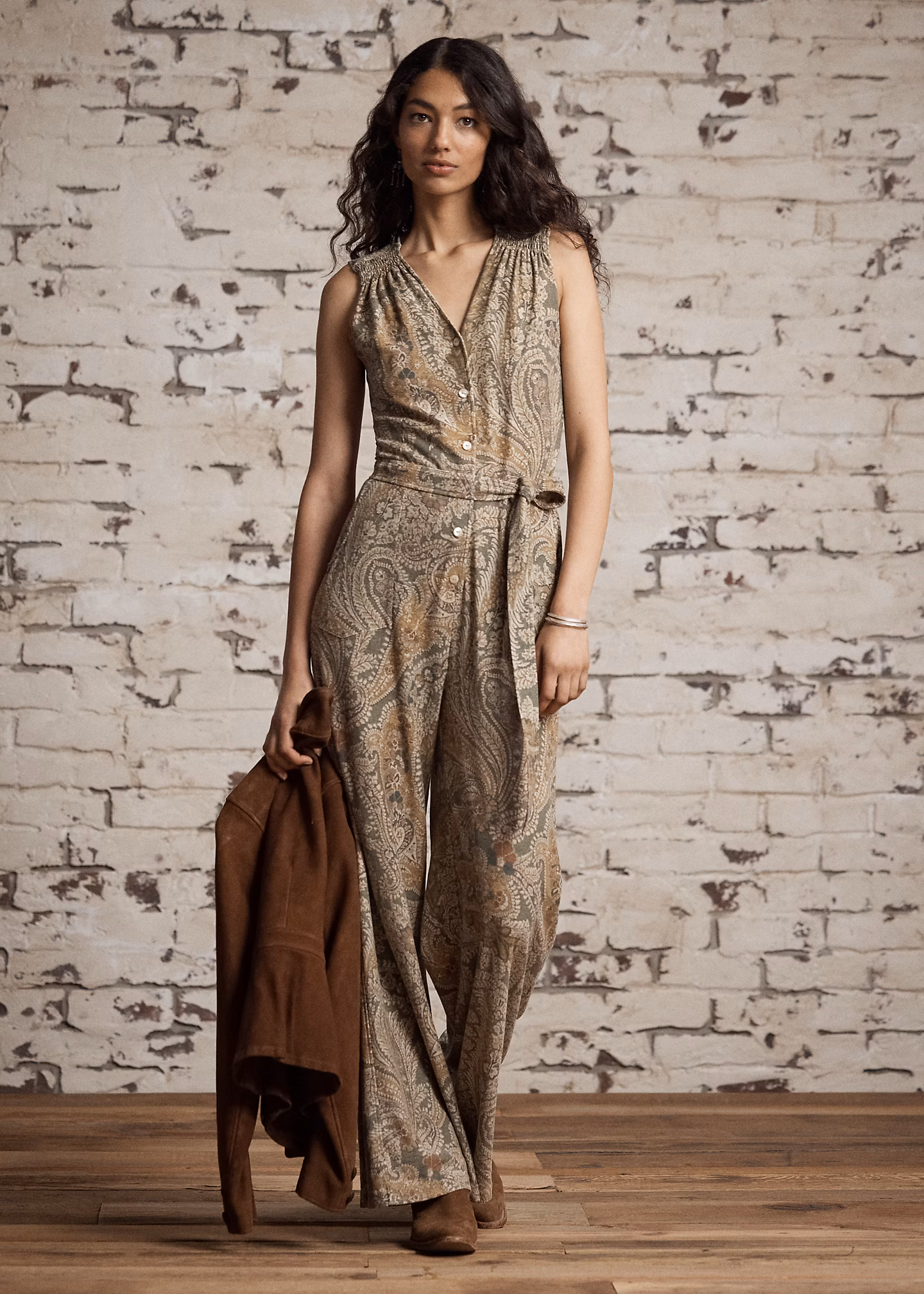 Paisley-Jumpsuit aus Jersey - RALPH LAUREN OUTLET