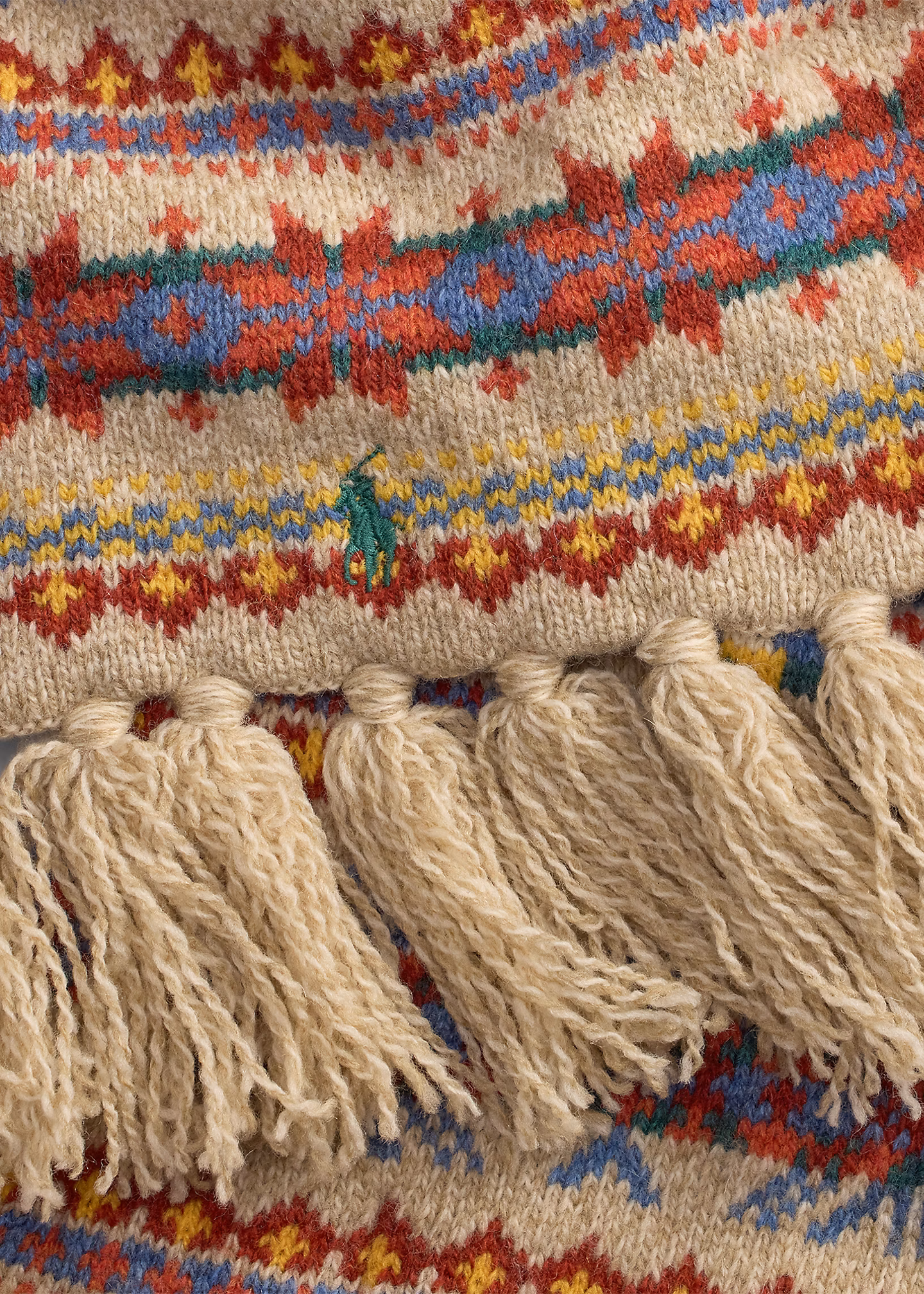 Fair-Isle-Schal mit Fransen - RALPH LAUREN OUTLET