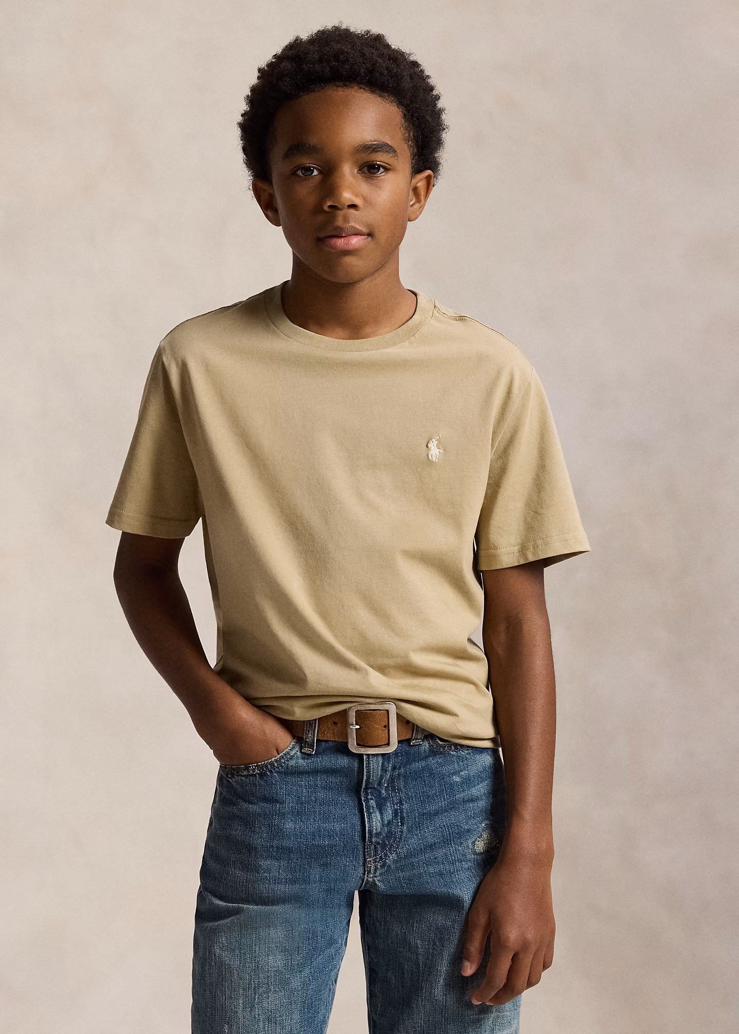 T-Shirt aus Baumwolljersey - RALPH LAUREN OUTLET