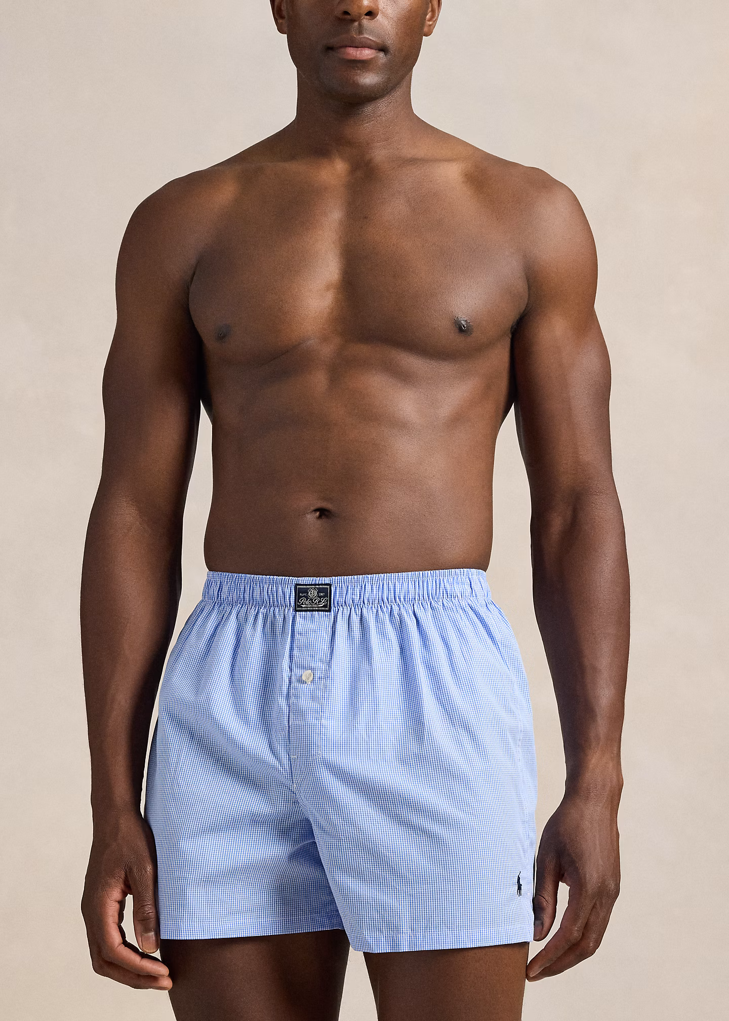 Shorts mit Windowpane-Karo - RALPH LAUREN OUTLET