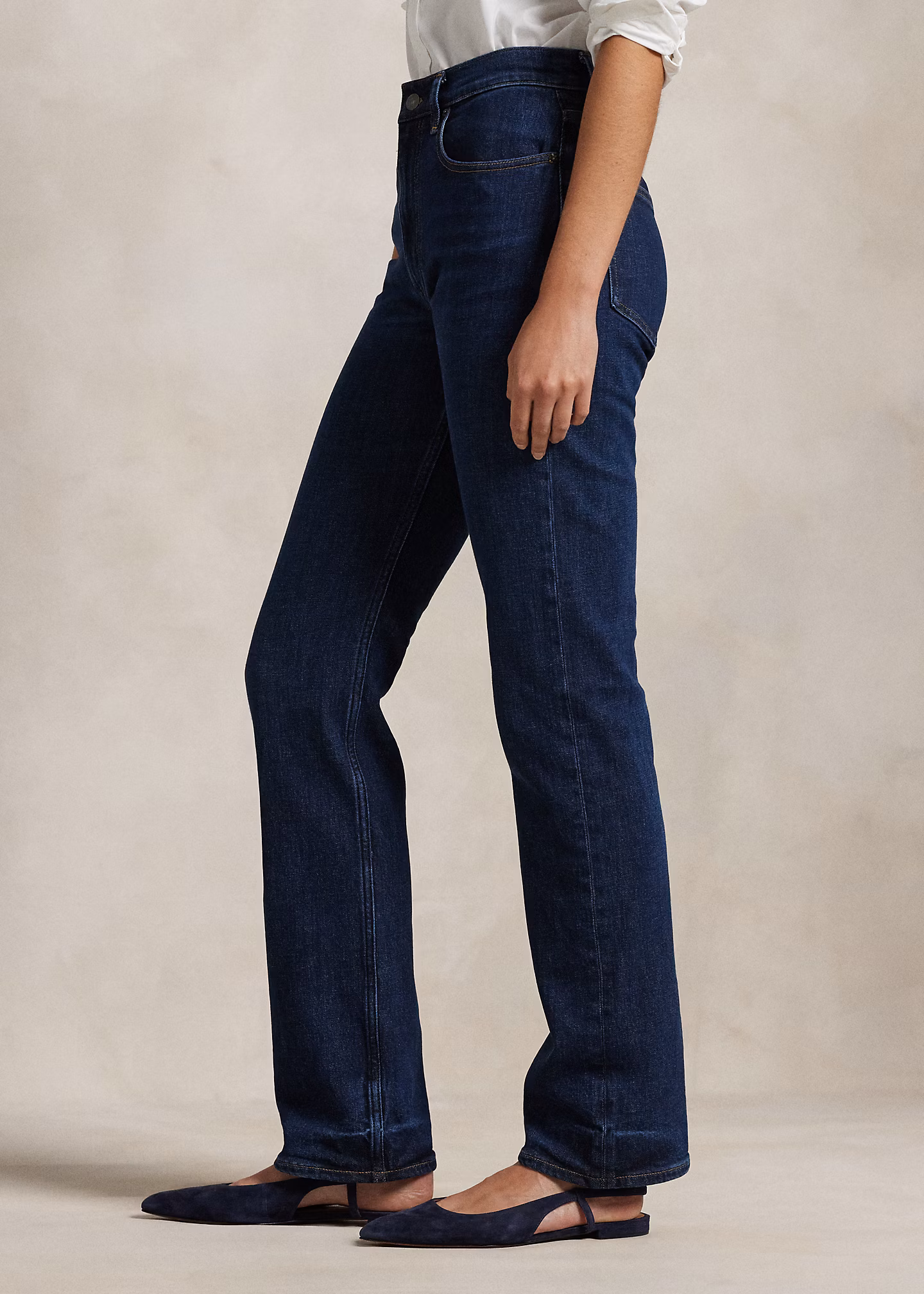 Straight-Fit Jeans mit hoher Leibhöhe - RALPH LAUREN OUTLET