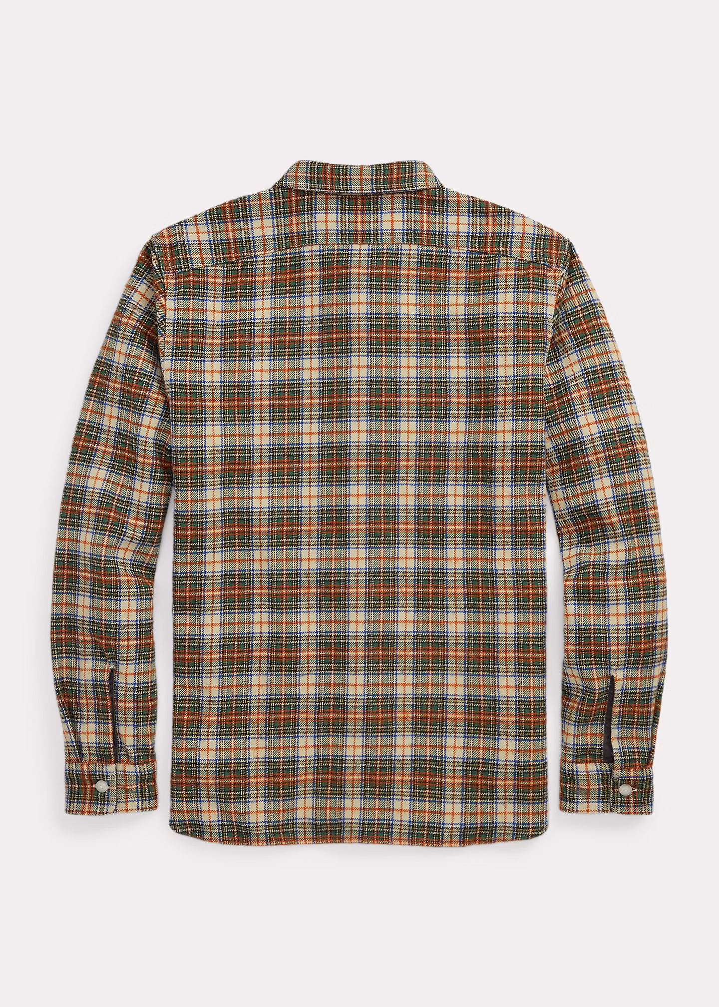 Kariertes Twill-Arbeitshemd aus Wolle - RALPH LAUREN OUTLET