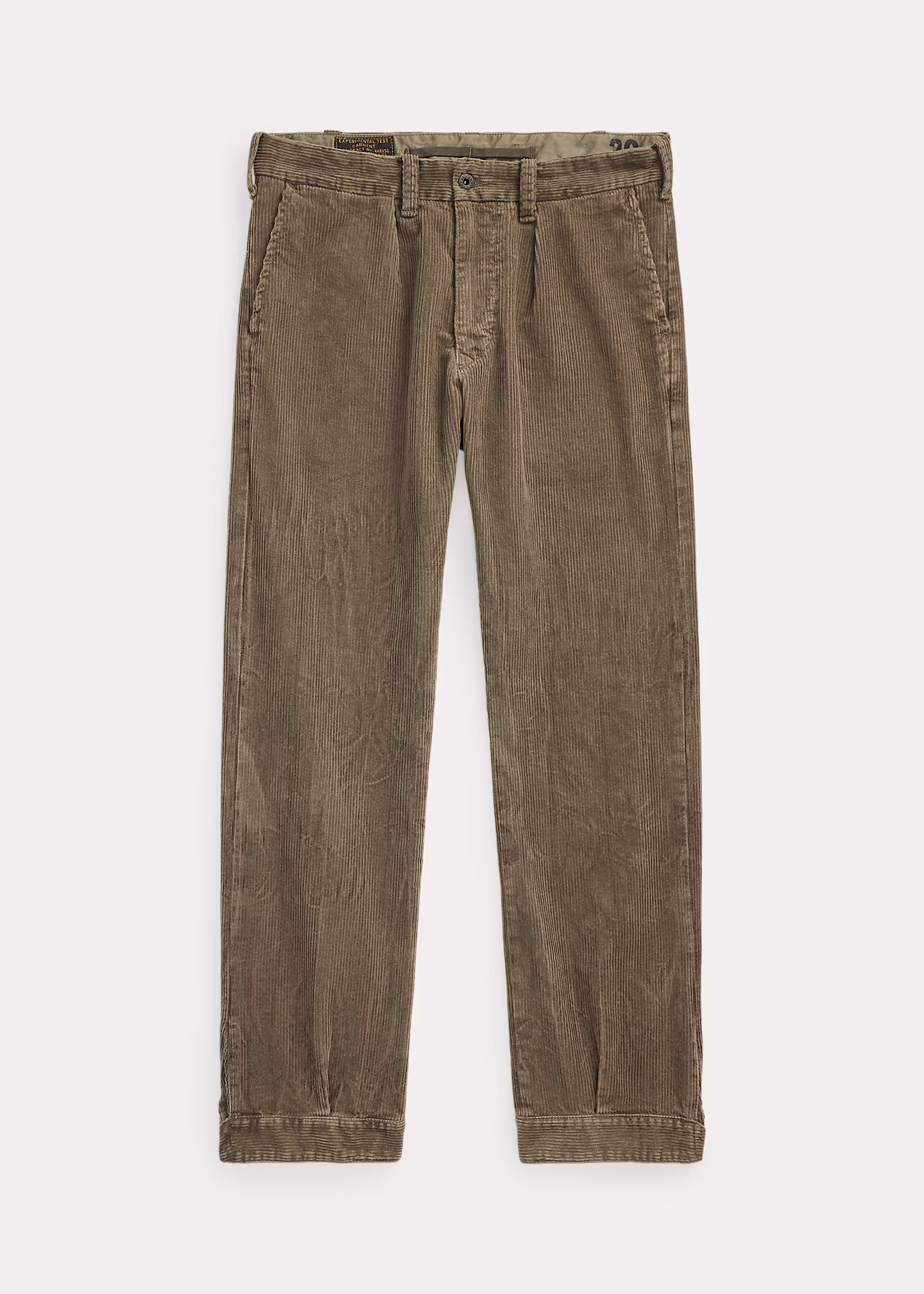 Kordsamthose mit Falten - RALPH LAUREN OUTLET