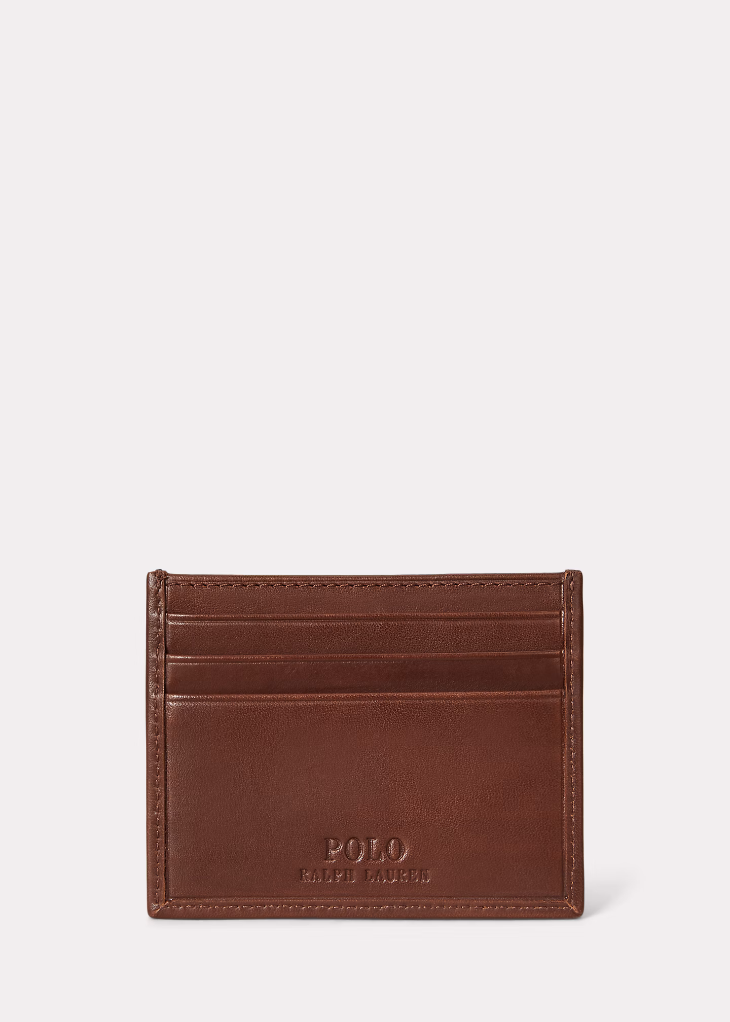 Leder-Kartenetui mit Polo Bear - RALPH LAUREN OUTLET