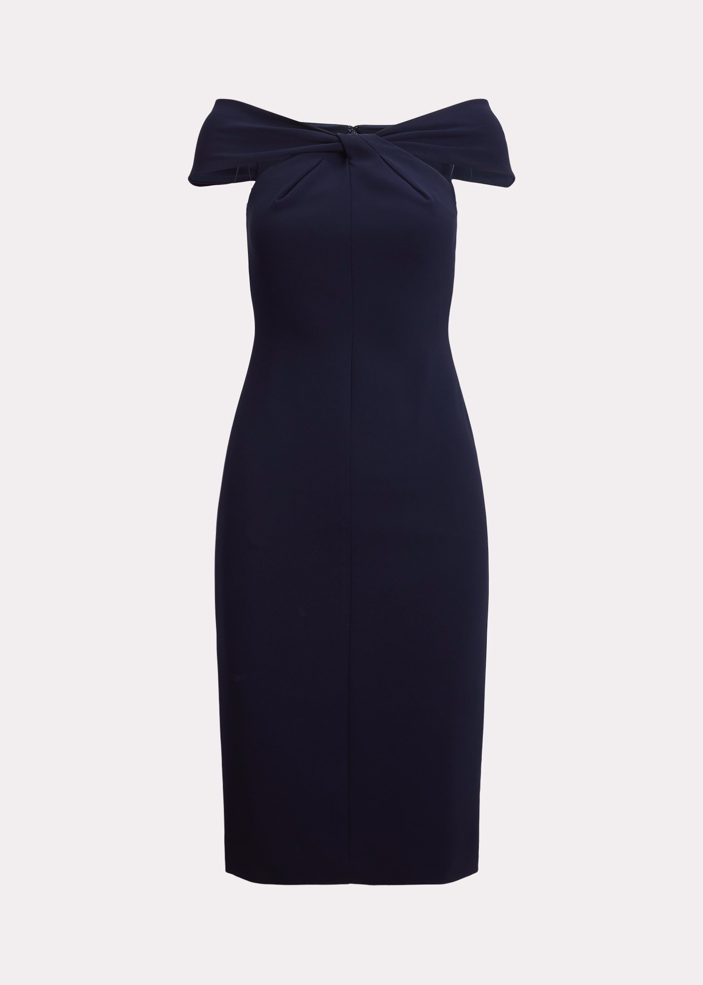 Crêpe-Cocktailkleid mit Twist-Detail - RALPH LAUREN OUTLET