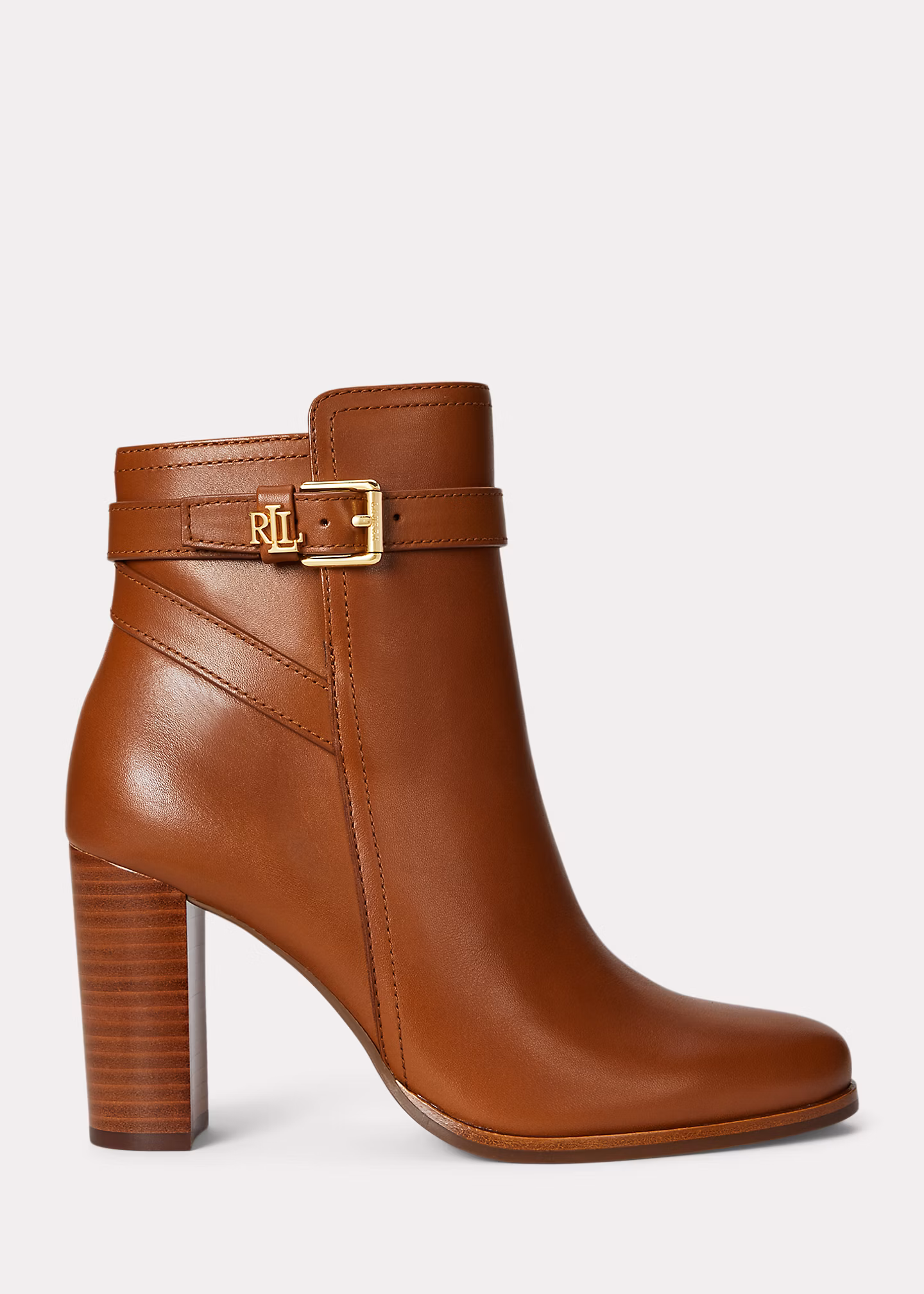 Lederstiefelette Brooke II mit Absatz - RALPH LAUREN OUTLET