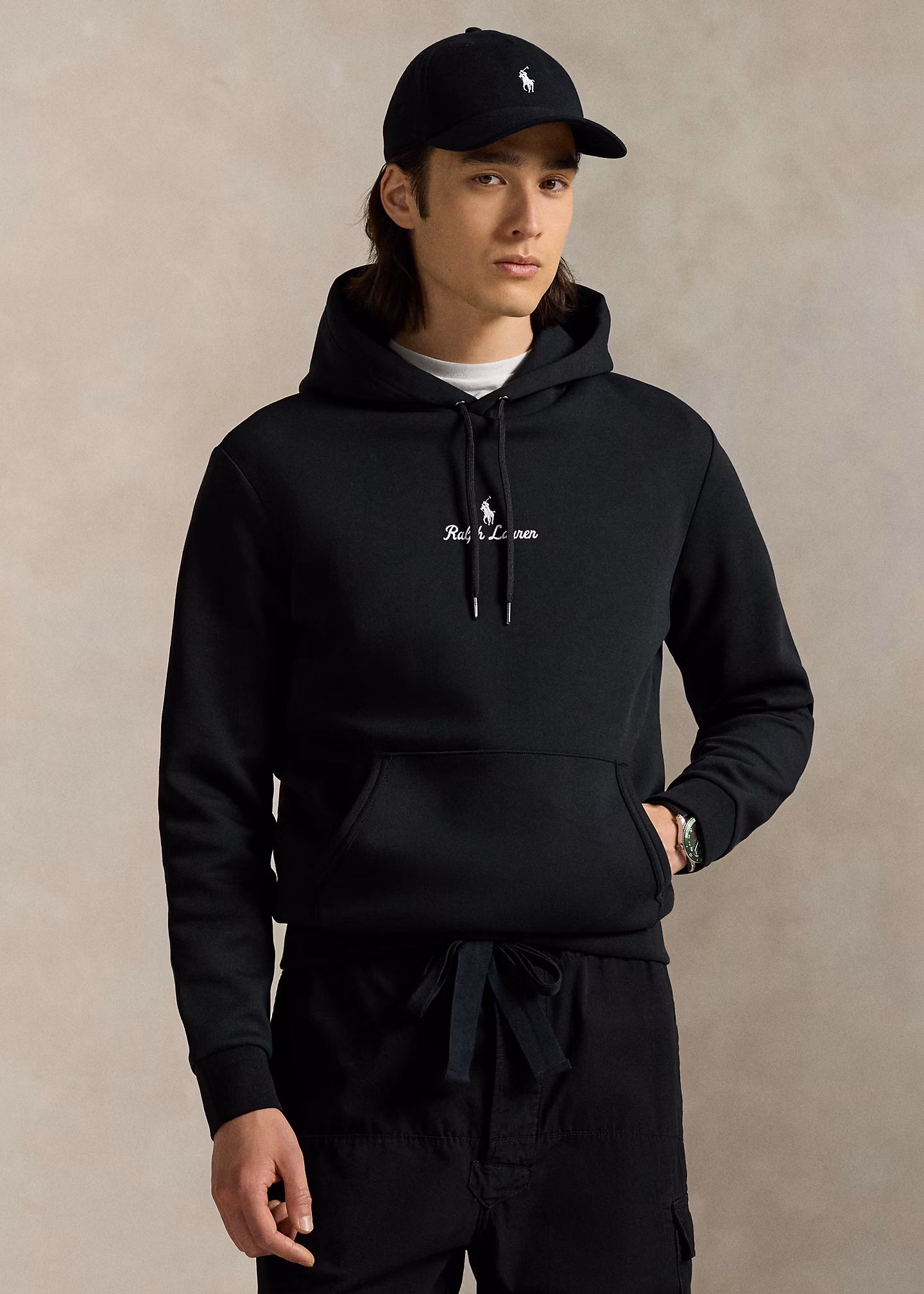 Doppellagige Kapuzenjacke mit Logo - RALPH LAUREN OUTLET