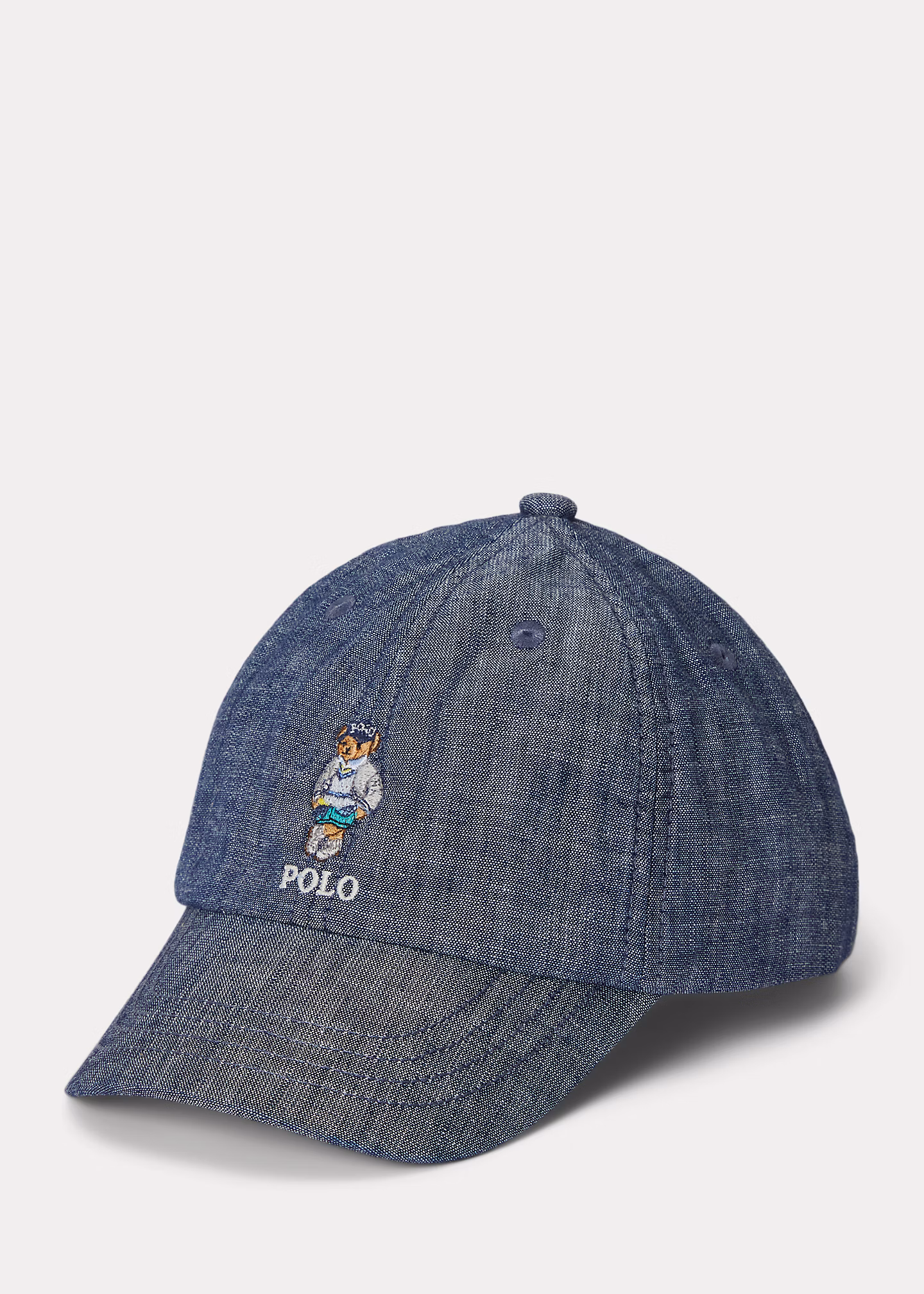 Chambray-Baseballkappe mit Polo Bear - RALPH LAUREN OUTLET