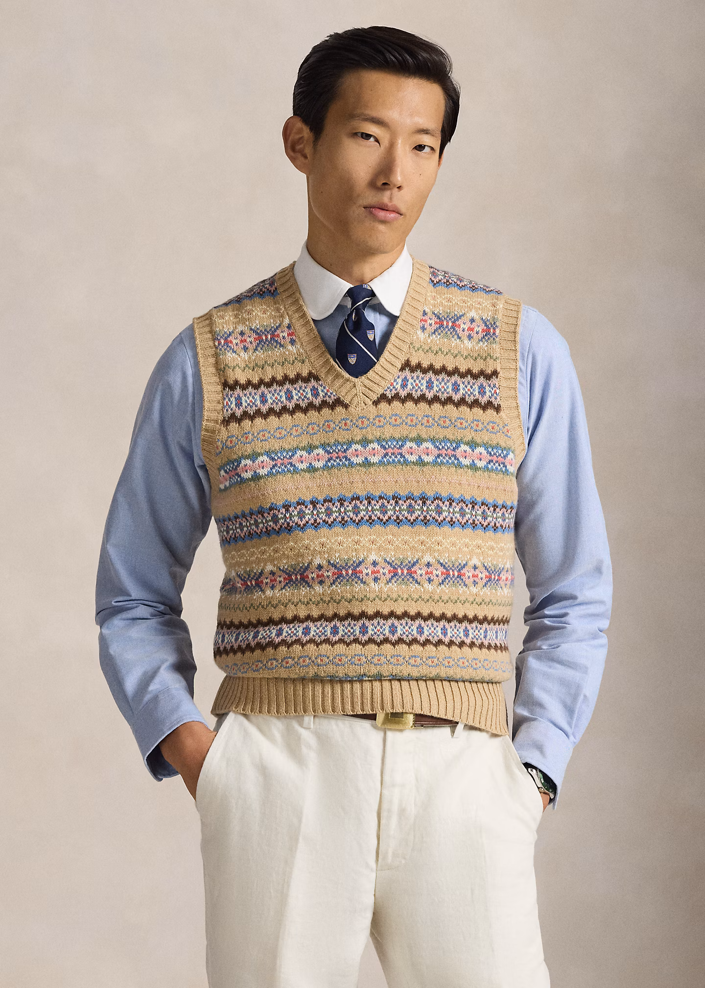 Pullunder mit Fair-Isle-Muster - RALPH LAUREN OUTLET