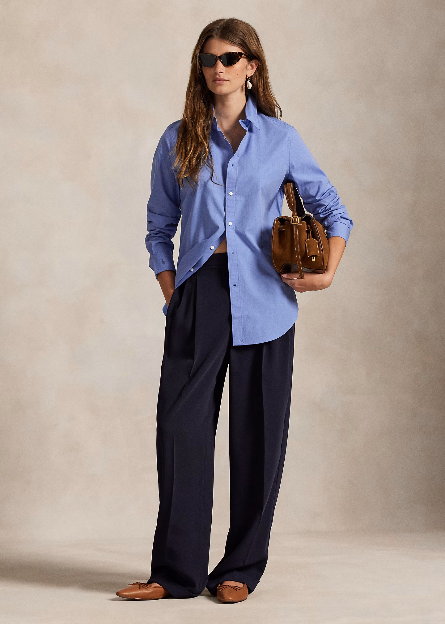 Stretch-Slim-Fit Fil-à-Fil-Baumwollhemd - RALPH LAUREN OUTLET