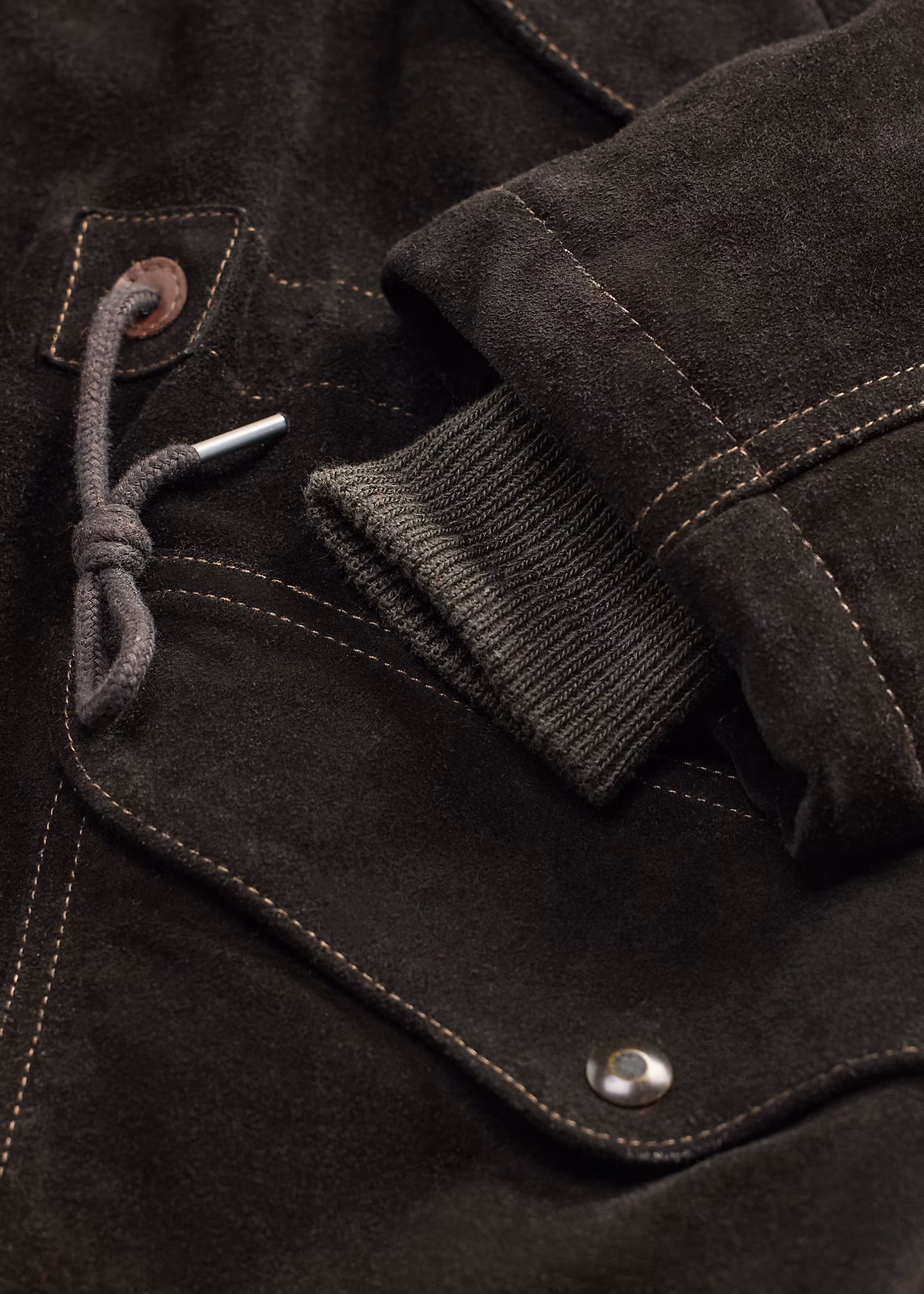 Wildlederparka mit Kunstpelzbesatz - RALPH LAUREN OUTLET