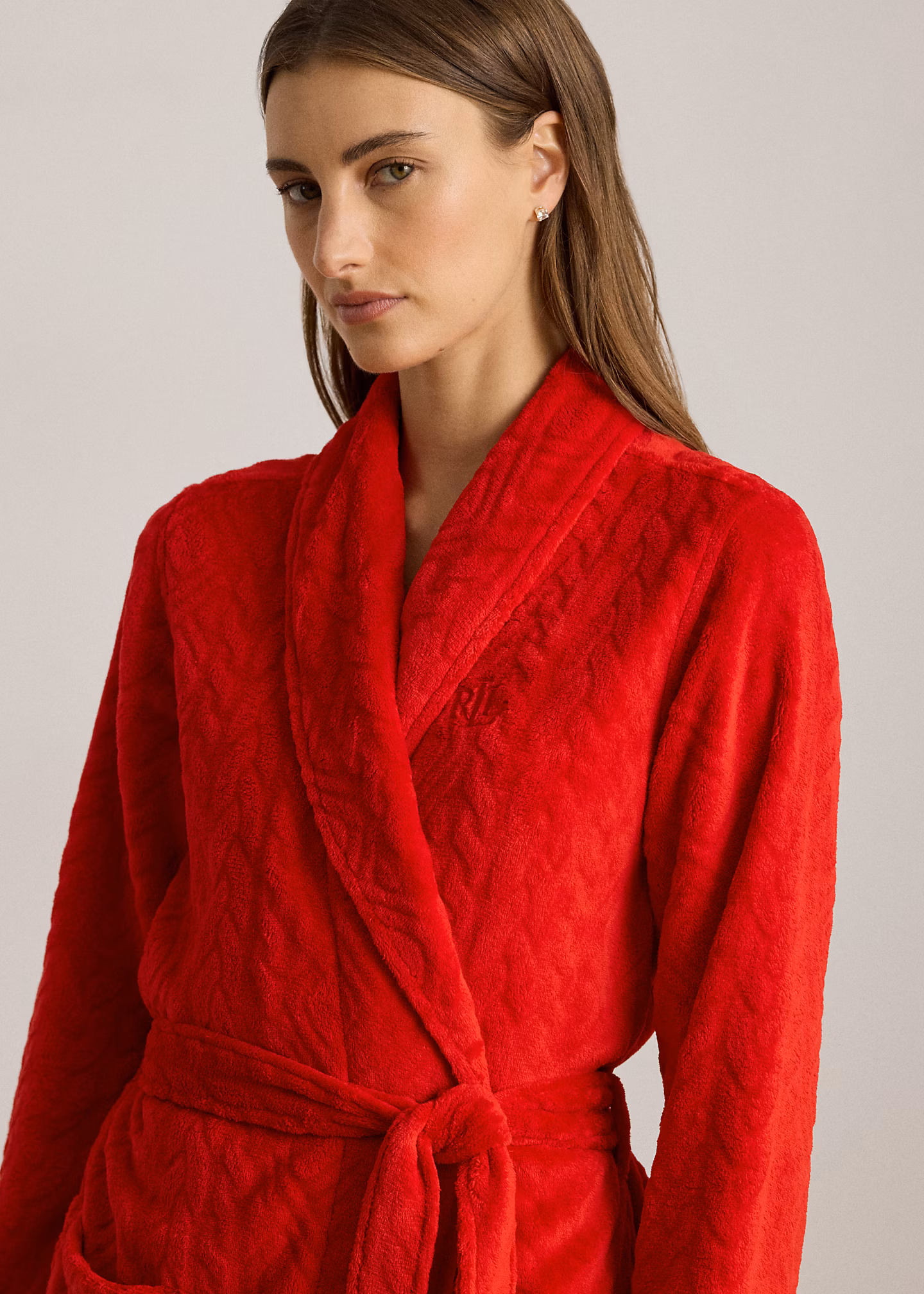 Chenille-Bademantel mit Schalkragen - RALPH LAUREN OUTLET