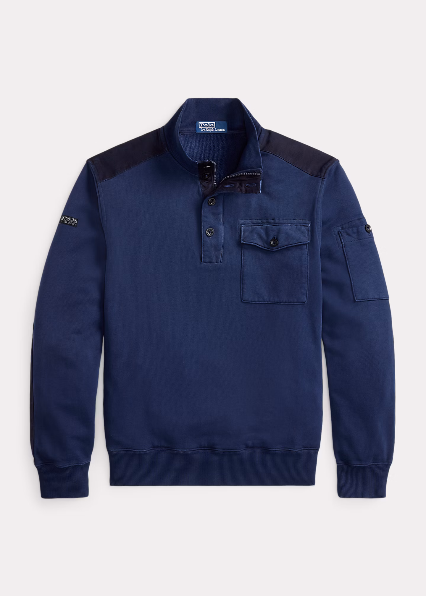 Utility-Sweatshirt aus Loopback-Fleece - RALPH LAUREN OUTLET