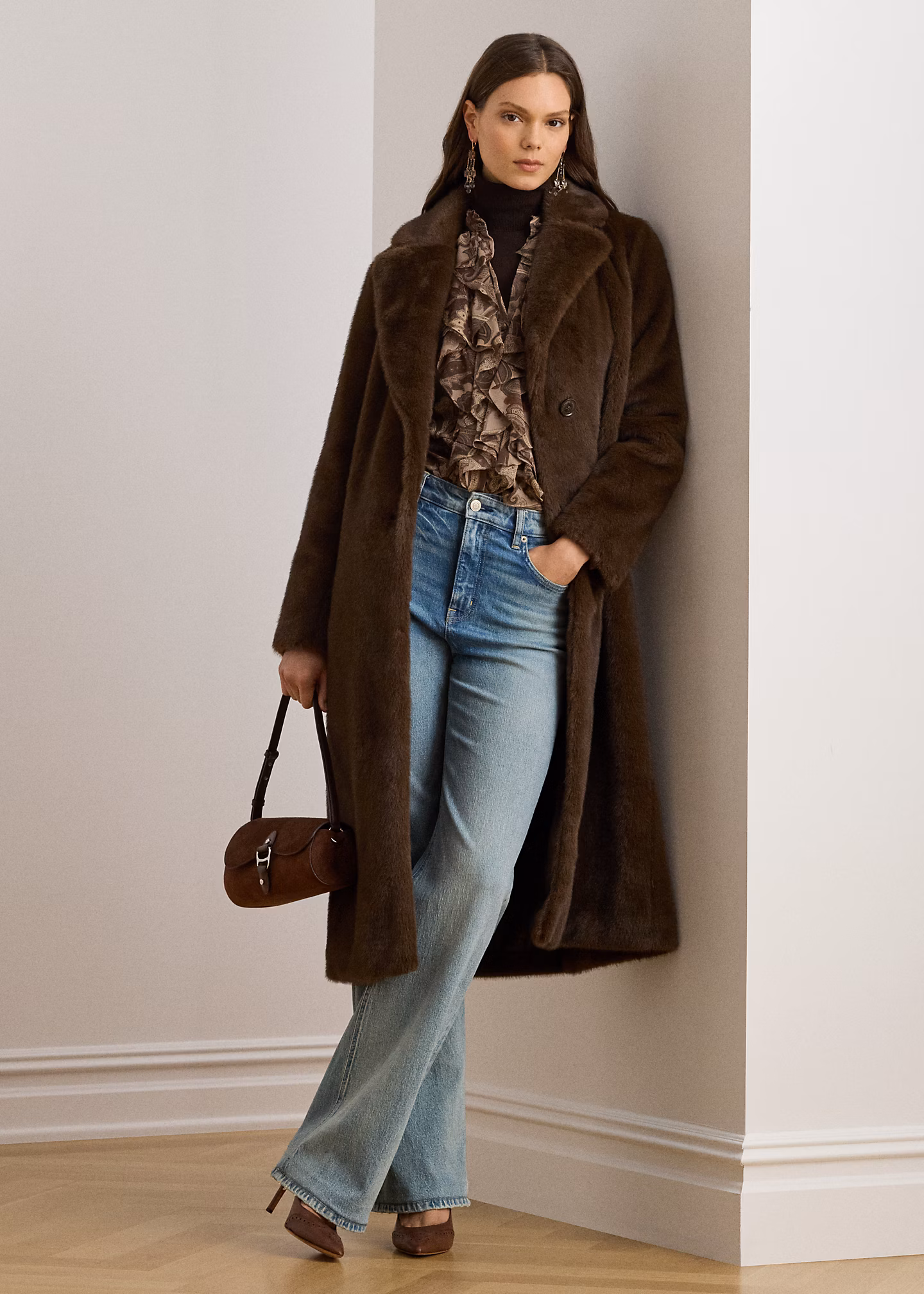 Mantel aus Kunstpelz - RALPH LAUREN OUTLET