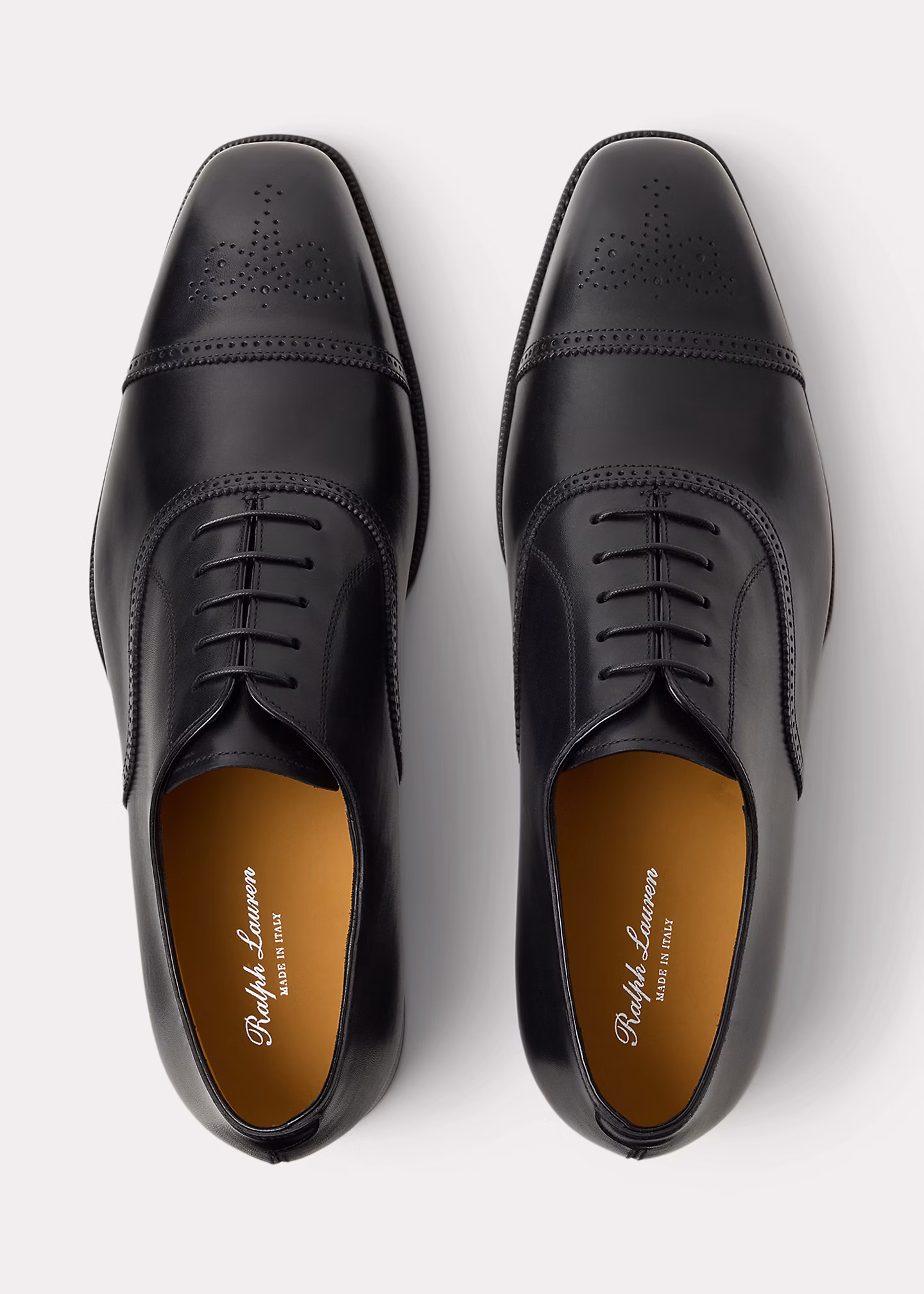 Cap-Toe-Schuh Denver aus Kalbsleder - RALPH LAUREN OUTLET