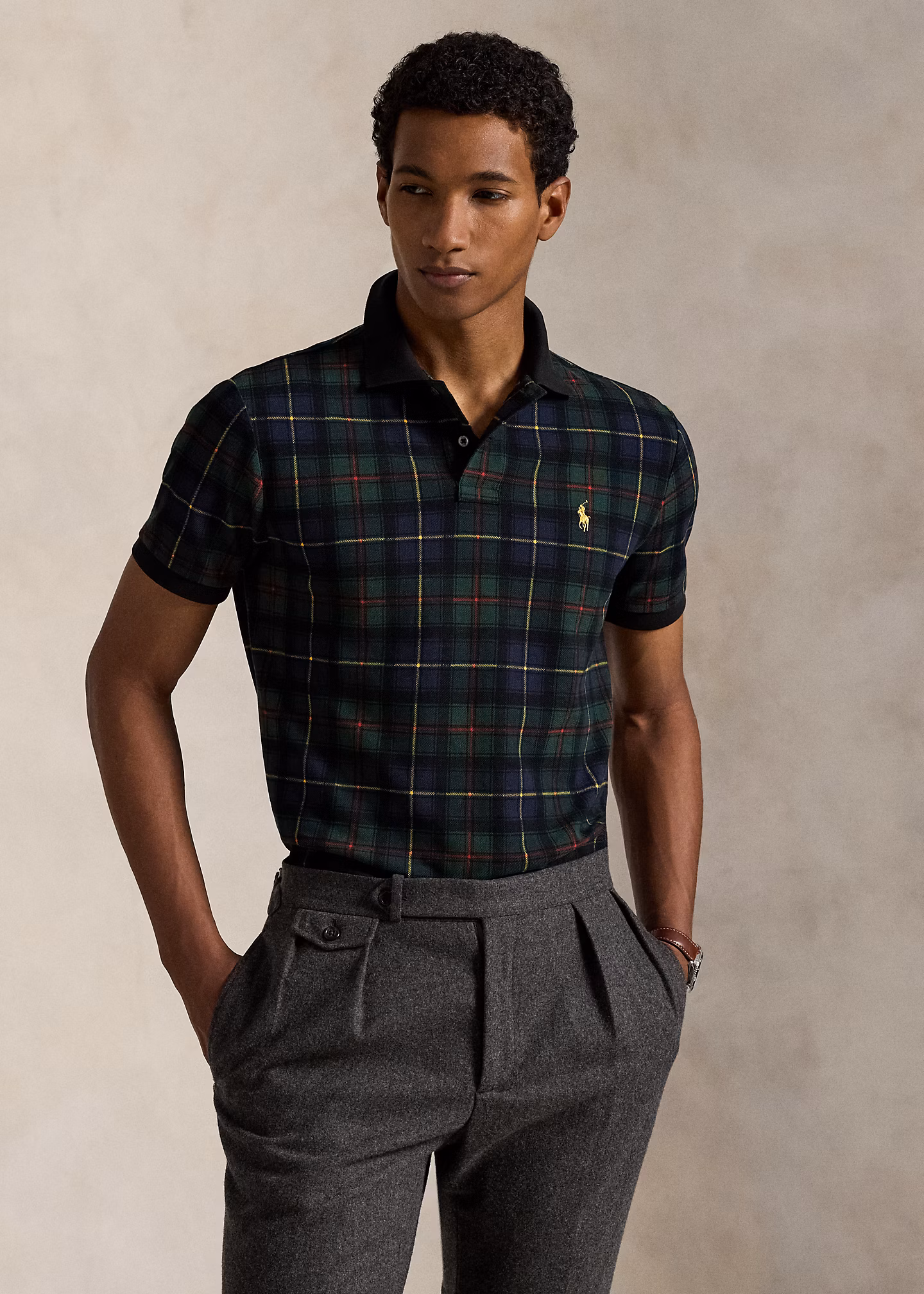 Das Poloshirt mit Polo-Tartanmuster - RALPH LAUREN OUTLET