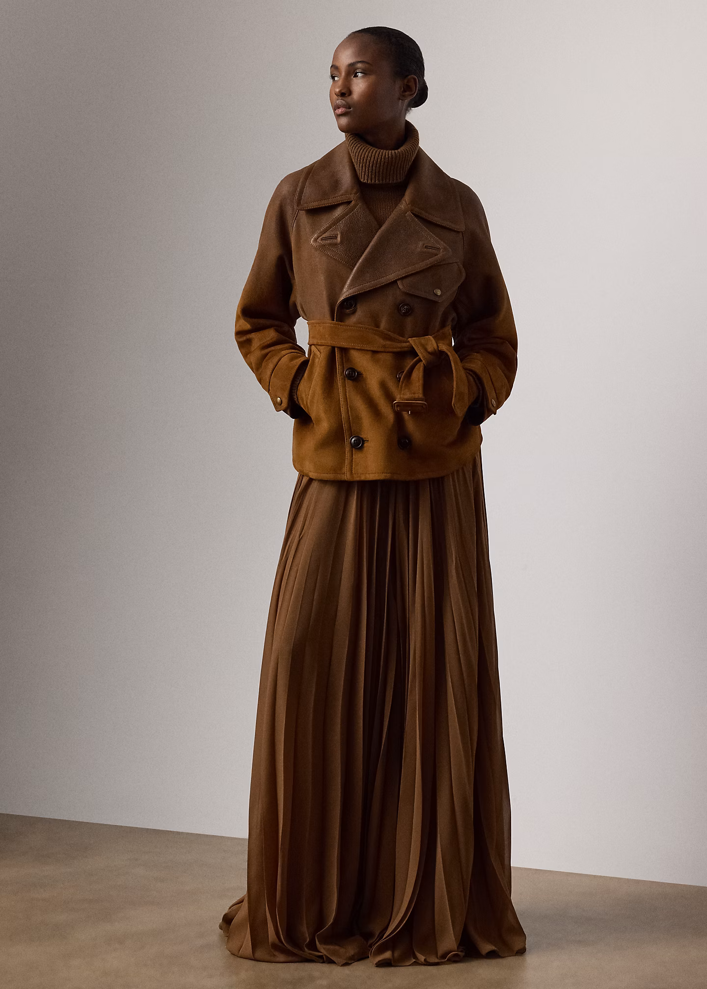 Plissierter Maxirock Marsha aus Chiffon - RALPH LAUREN OUTLET