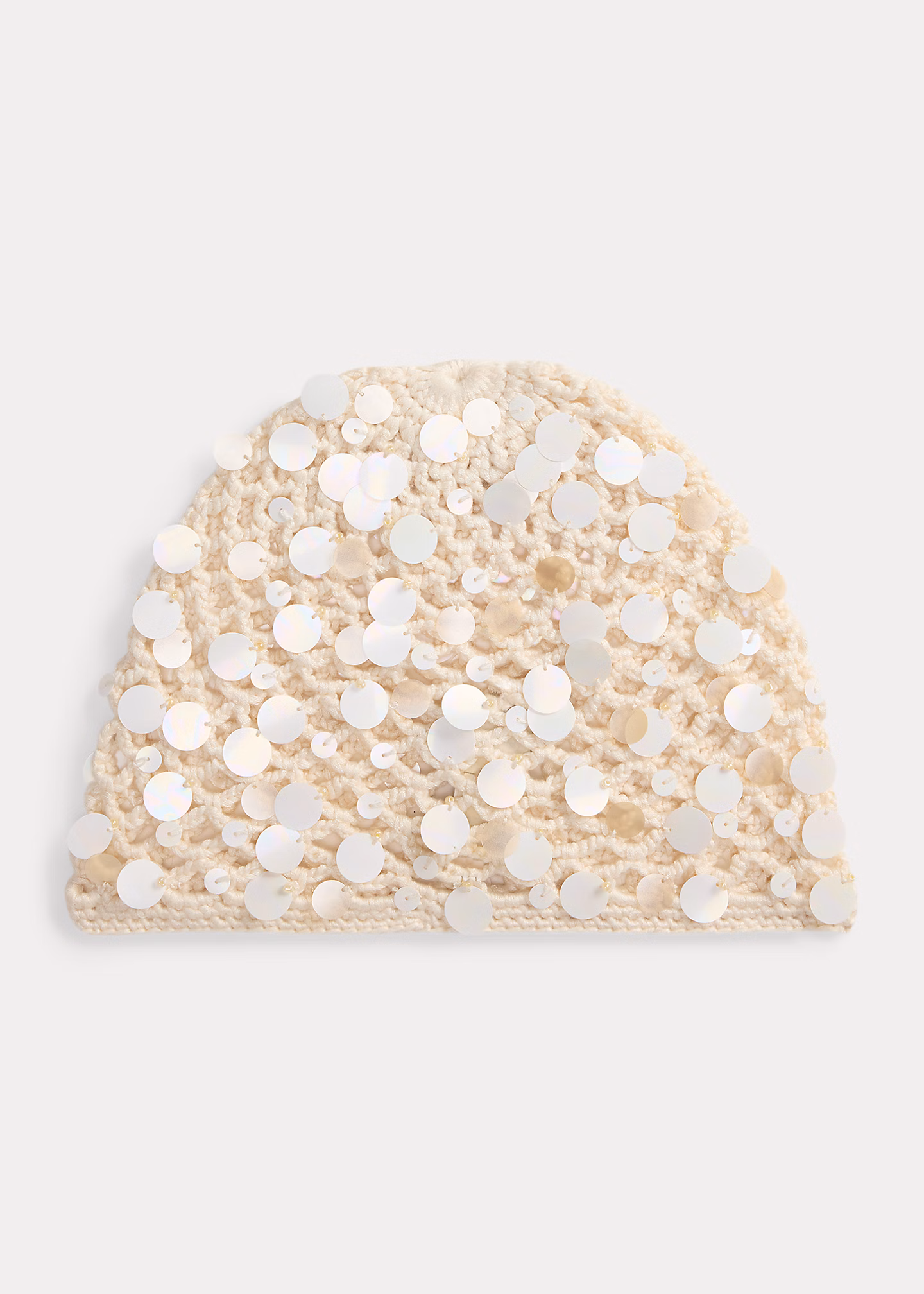 Gehäkelte Beaniemütze mit Pailletten - RALPH LAUREN OUTLET