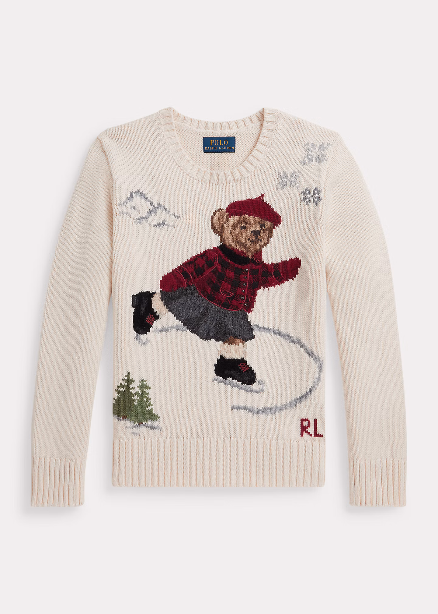 Rundhalspullover mit Polo Bear - RALPH LAUREN OUTLET