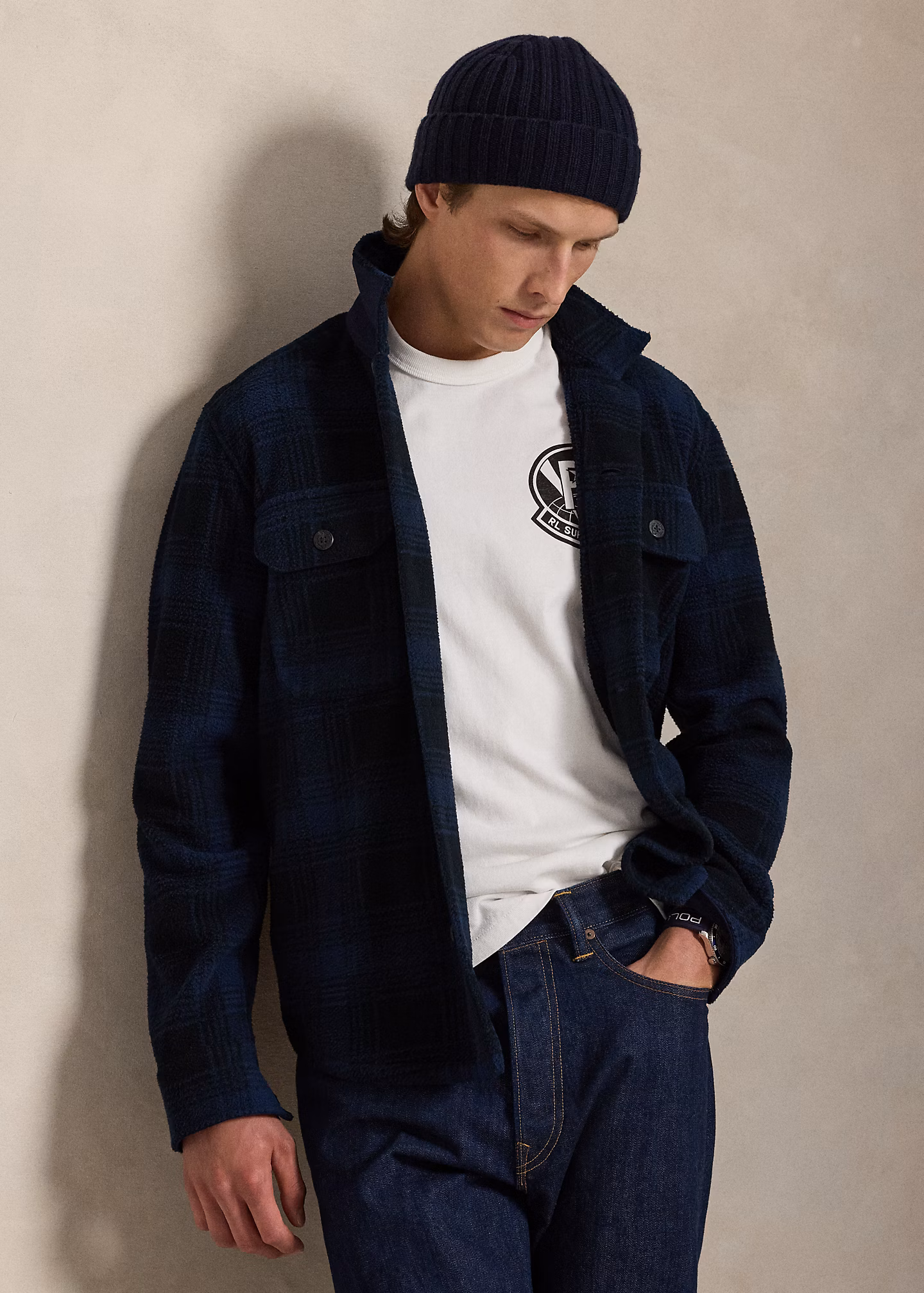 Classic-Fit T-Shirt aus Jersey mit Grafik - RALPH LAUREN OUTLET