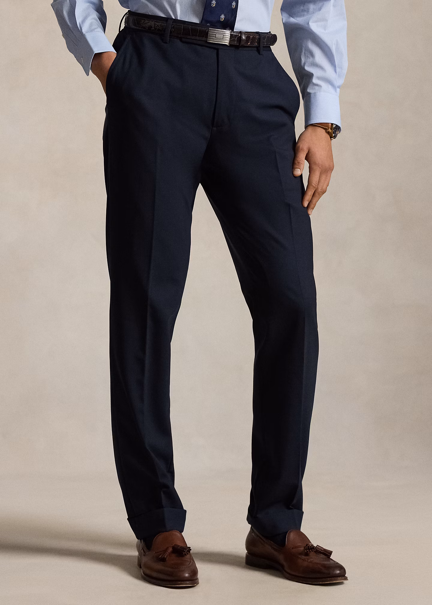 Wool-Blend Suit Trouser - RALPH LAUREN OUTLET