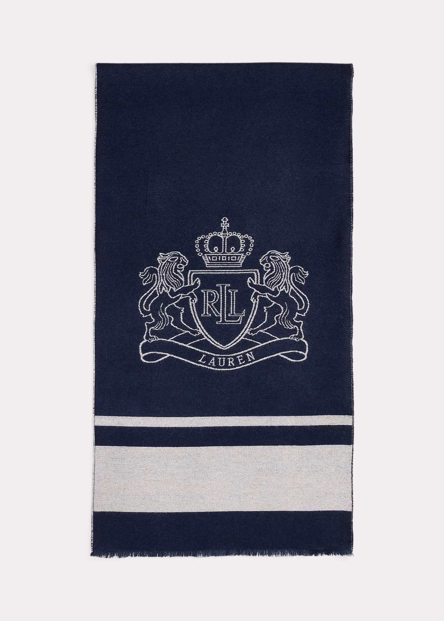 Jacquard-Wickelschal mit Wappen - RALPH LAUREN OUTLET