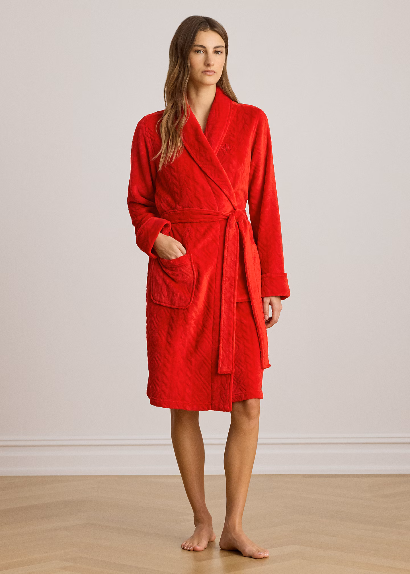 Chenille-Bademantel mit Schalkragen - RALPH LAUREN OUTLET