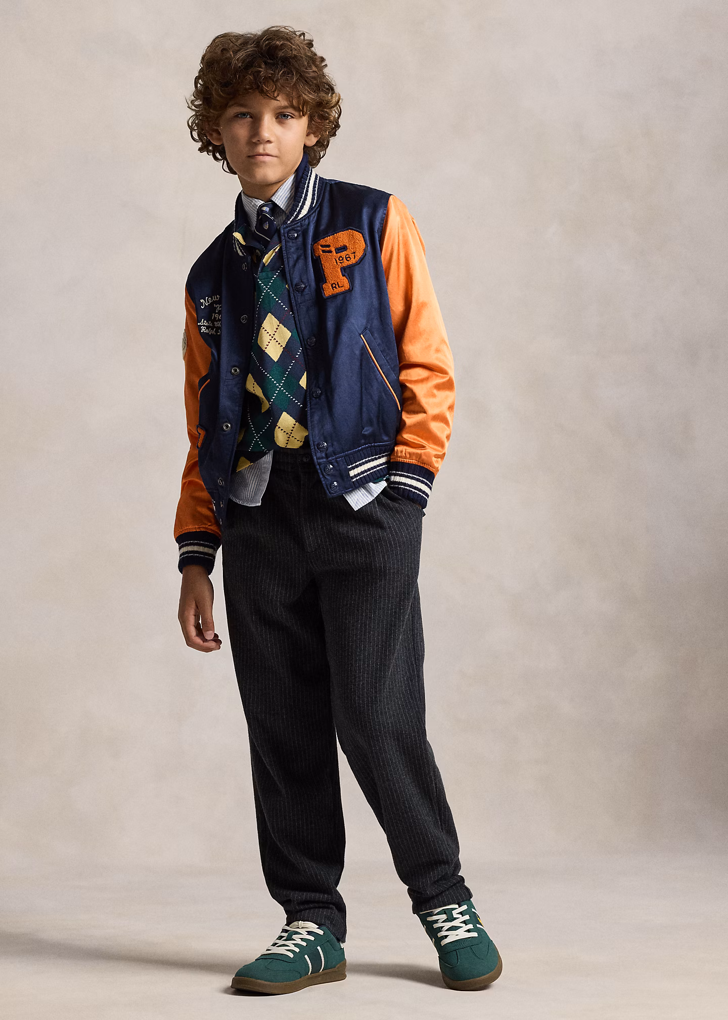 Baseballjacke aus Satin - RALPH LAUREN OUTLET