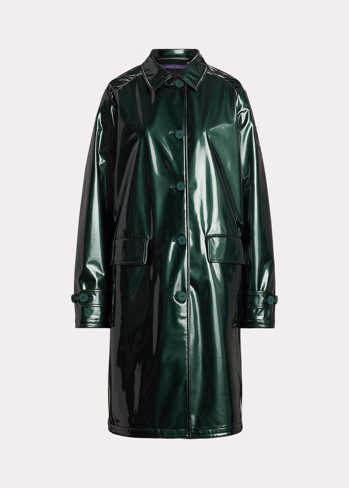 Balmacaan-Mantel Korrina aus Lackleder - RALPH LAUREN OUTLET