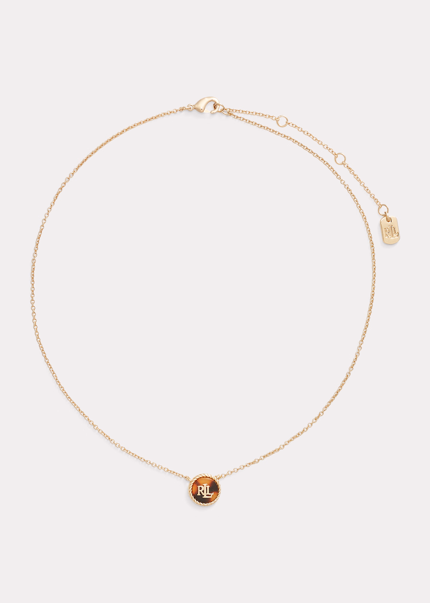 Halskette mit Schildpatt-Logoanhänger - RALPH LAUREN OUTLET