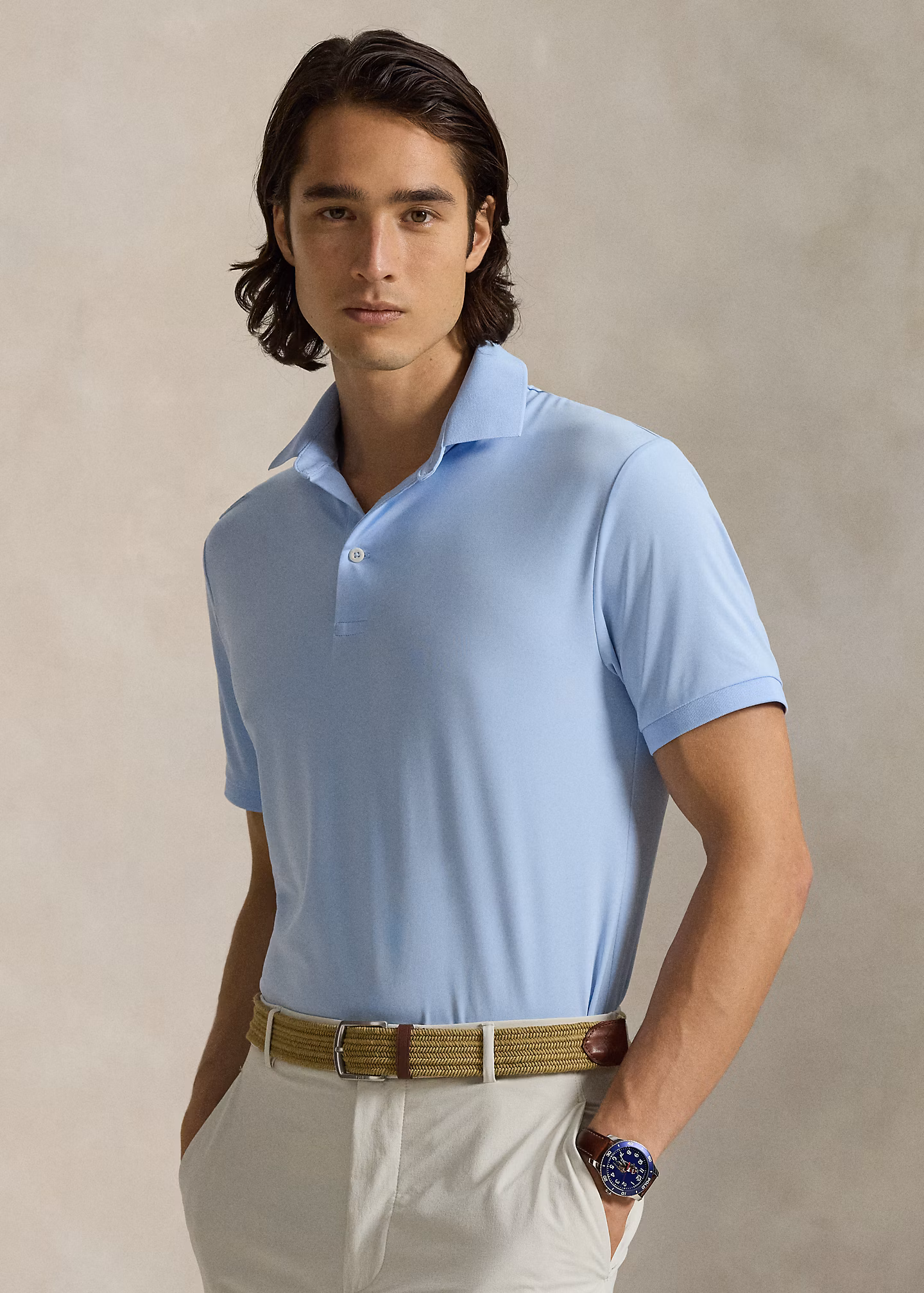Tailored-Fit Performance-Poloshirt - RALPH LAUREN OUTLET