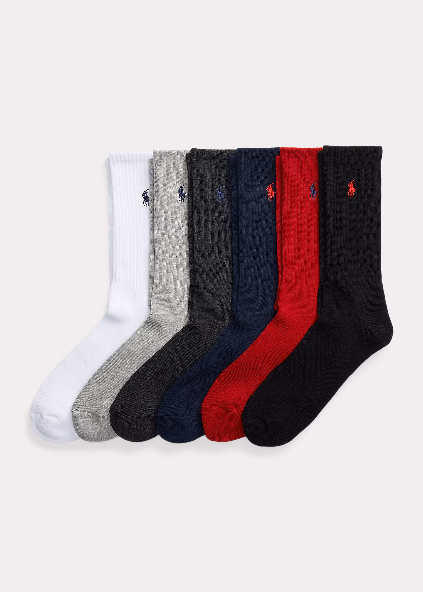 6er-Pack Crew-Socken mit Baumwolle - RALPH LAUREN OUTLET