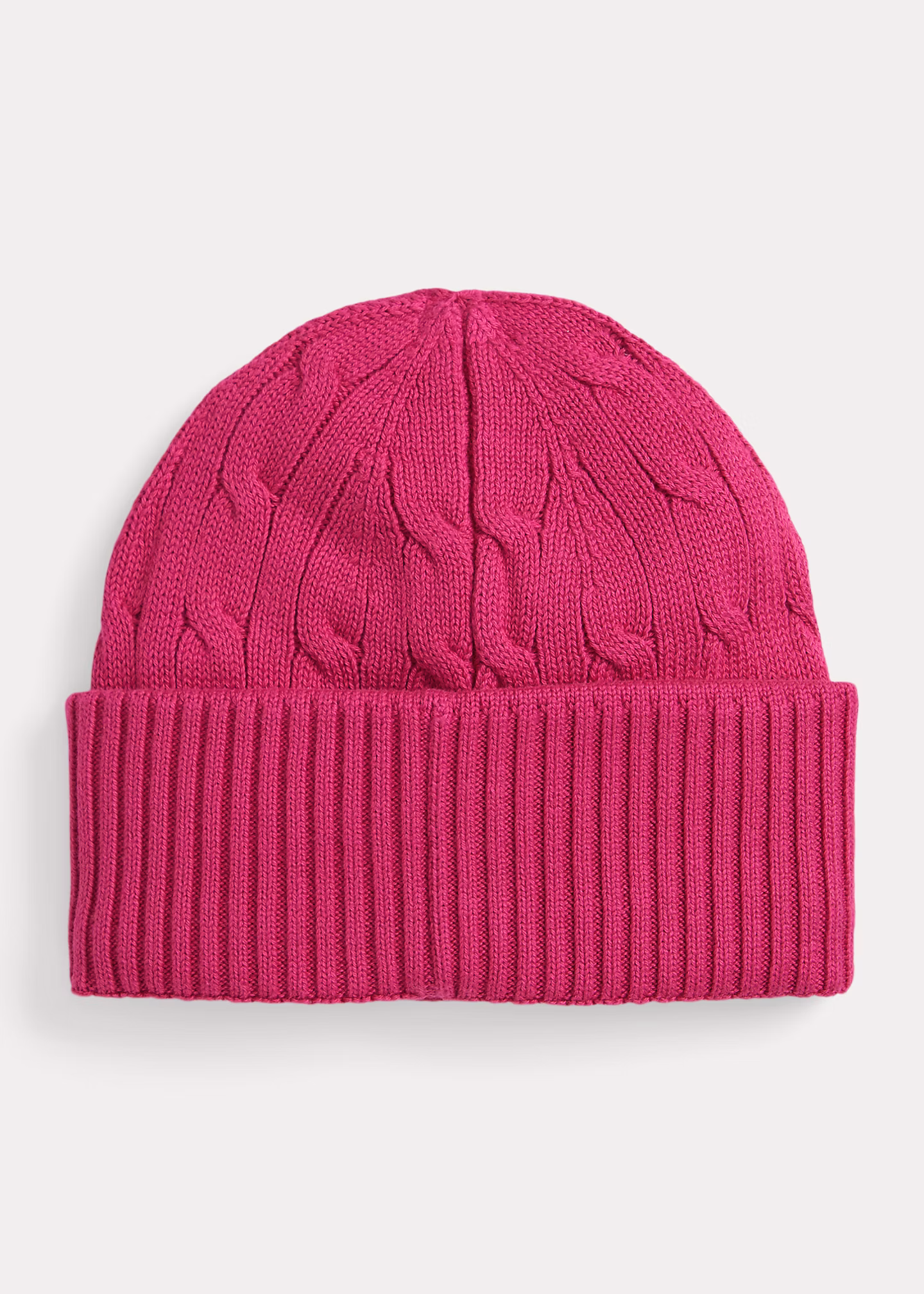 Baumwollmütze mit Zopfmuster - RALPH LAUREN OUTLET