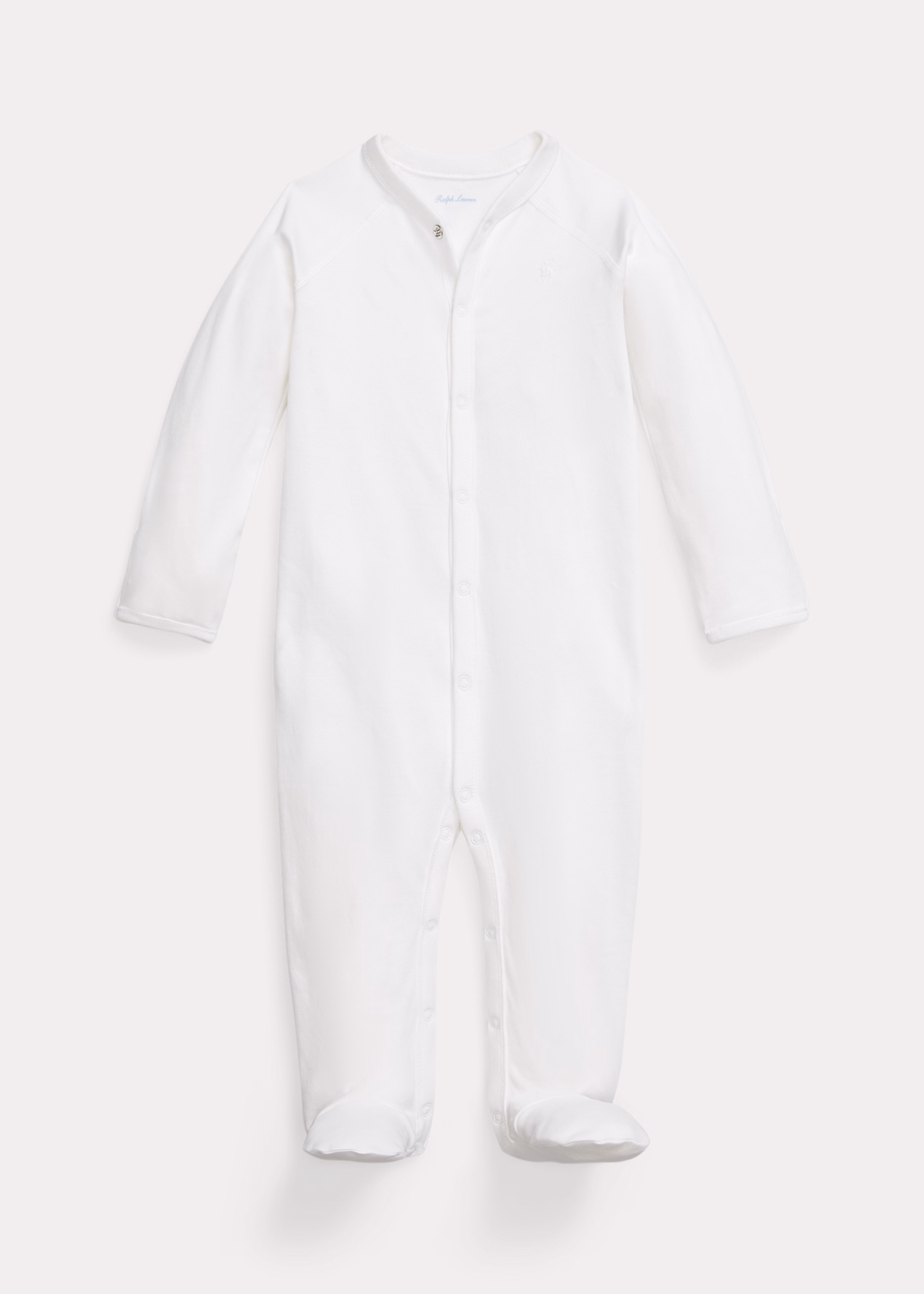 Strampler mit gestreiftem Besatz - RALPH LAUREN OUTLET