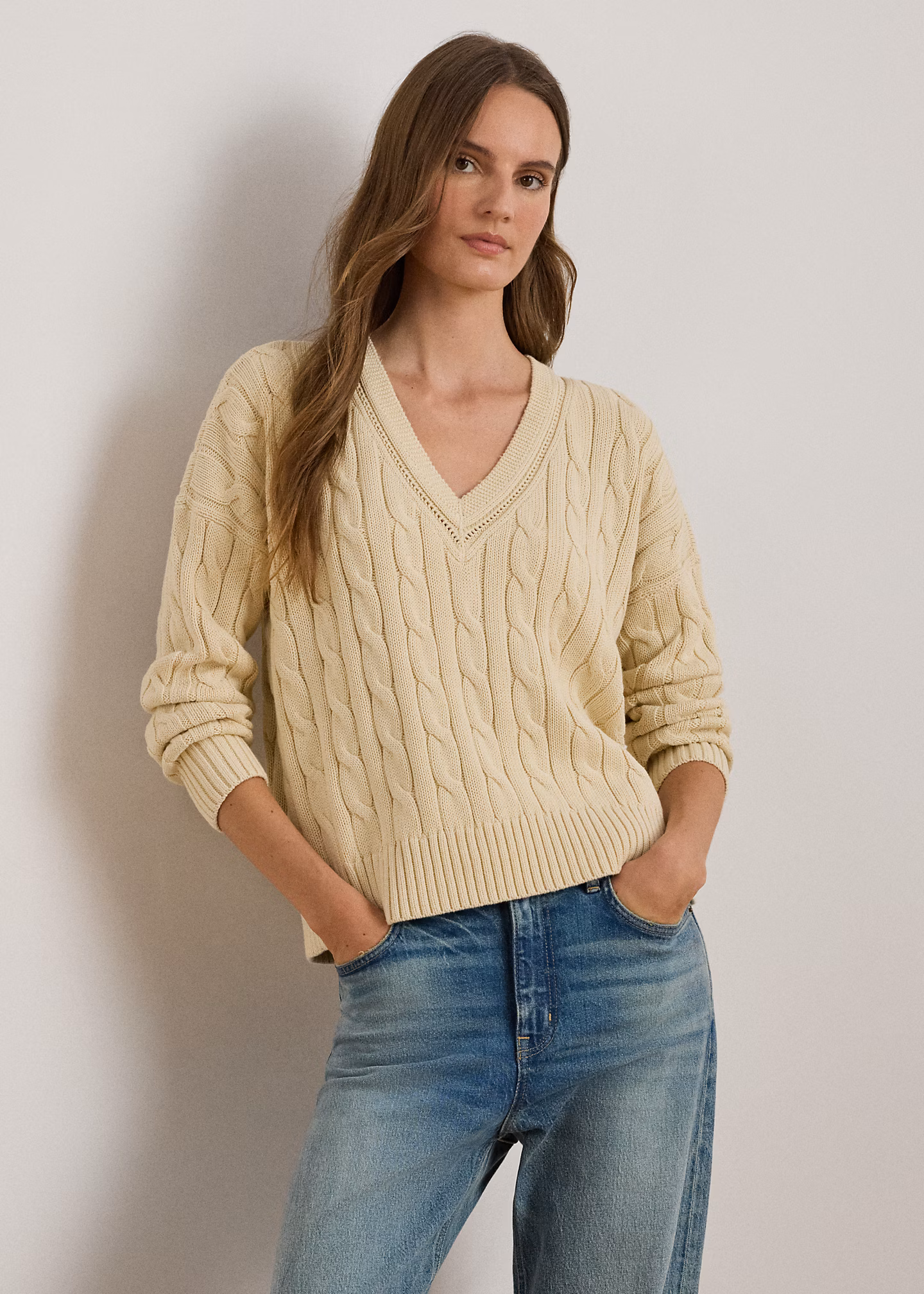 Cricket-Pullover mit Zopfmuster - RALPH LAUREN OUTLET