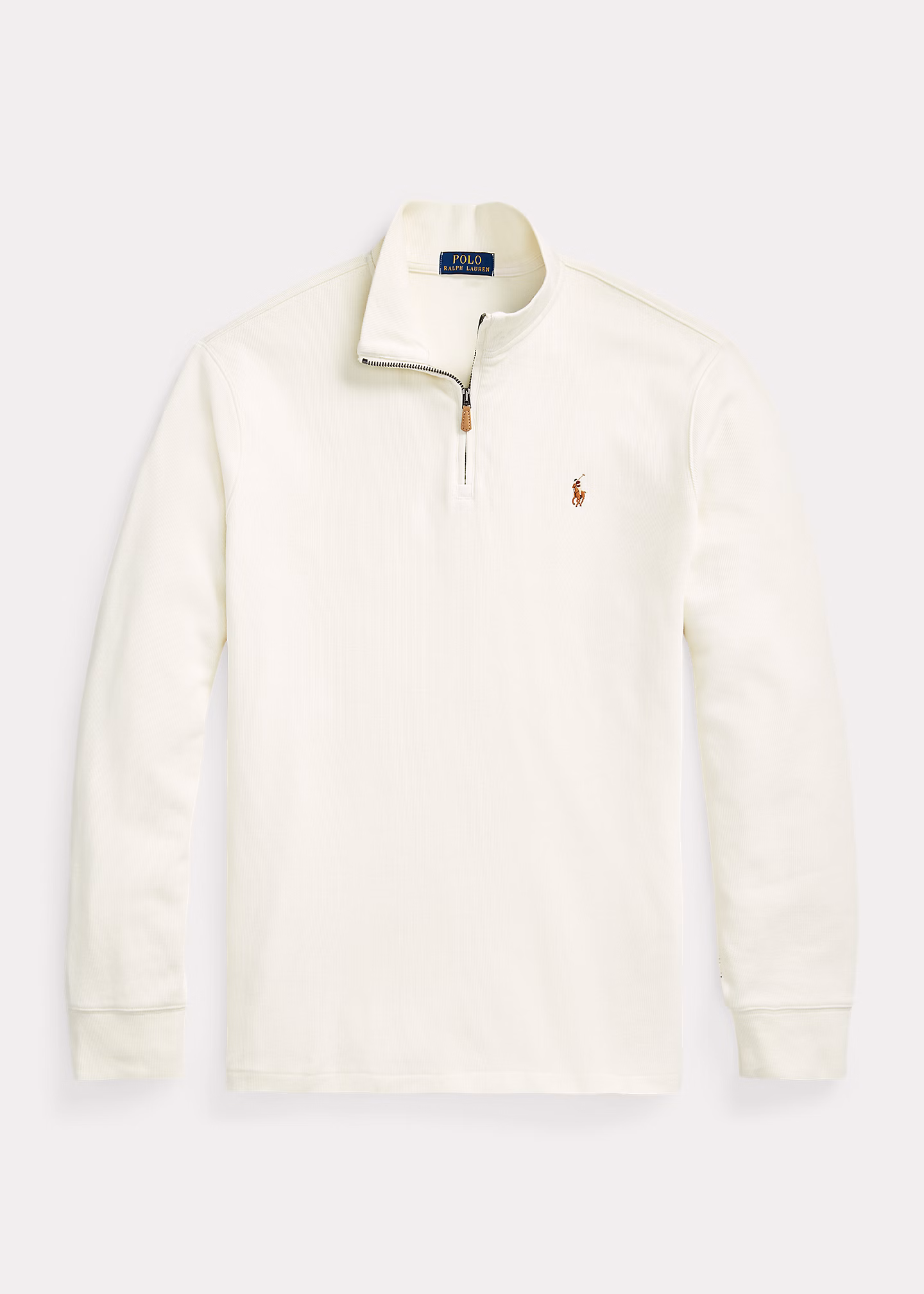 Rippenpullover mit Viertelreißverschluss - RALPH LAUREN OUTLET