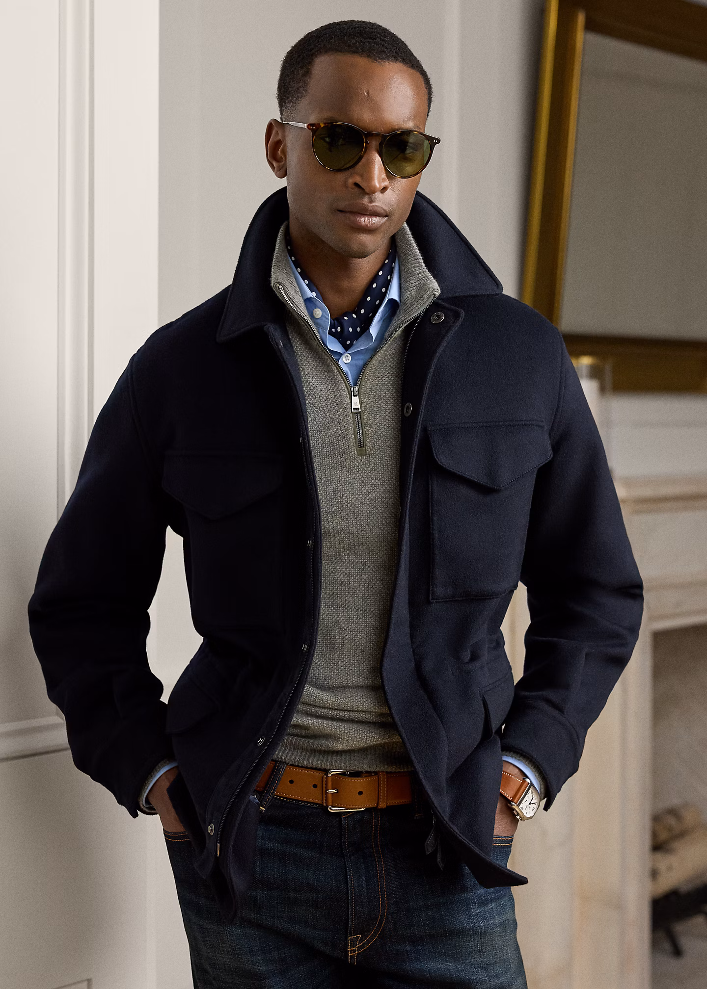 Woll-Kaschmir-Jacke Ripley - RALPH LAUREN OUTLET