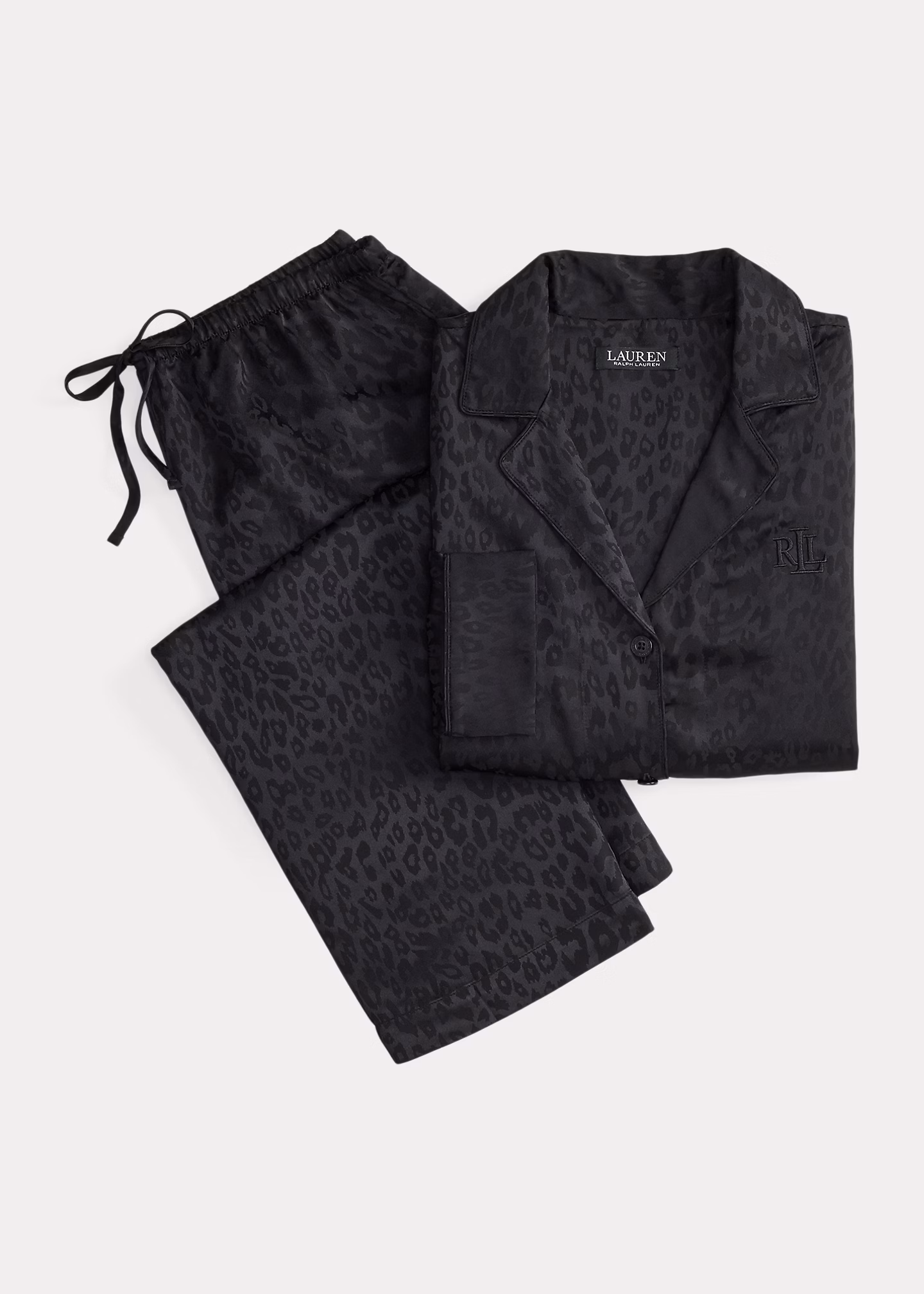 Schlafset aus Satin-Jacquard - RALPH LAUREN OUTLET