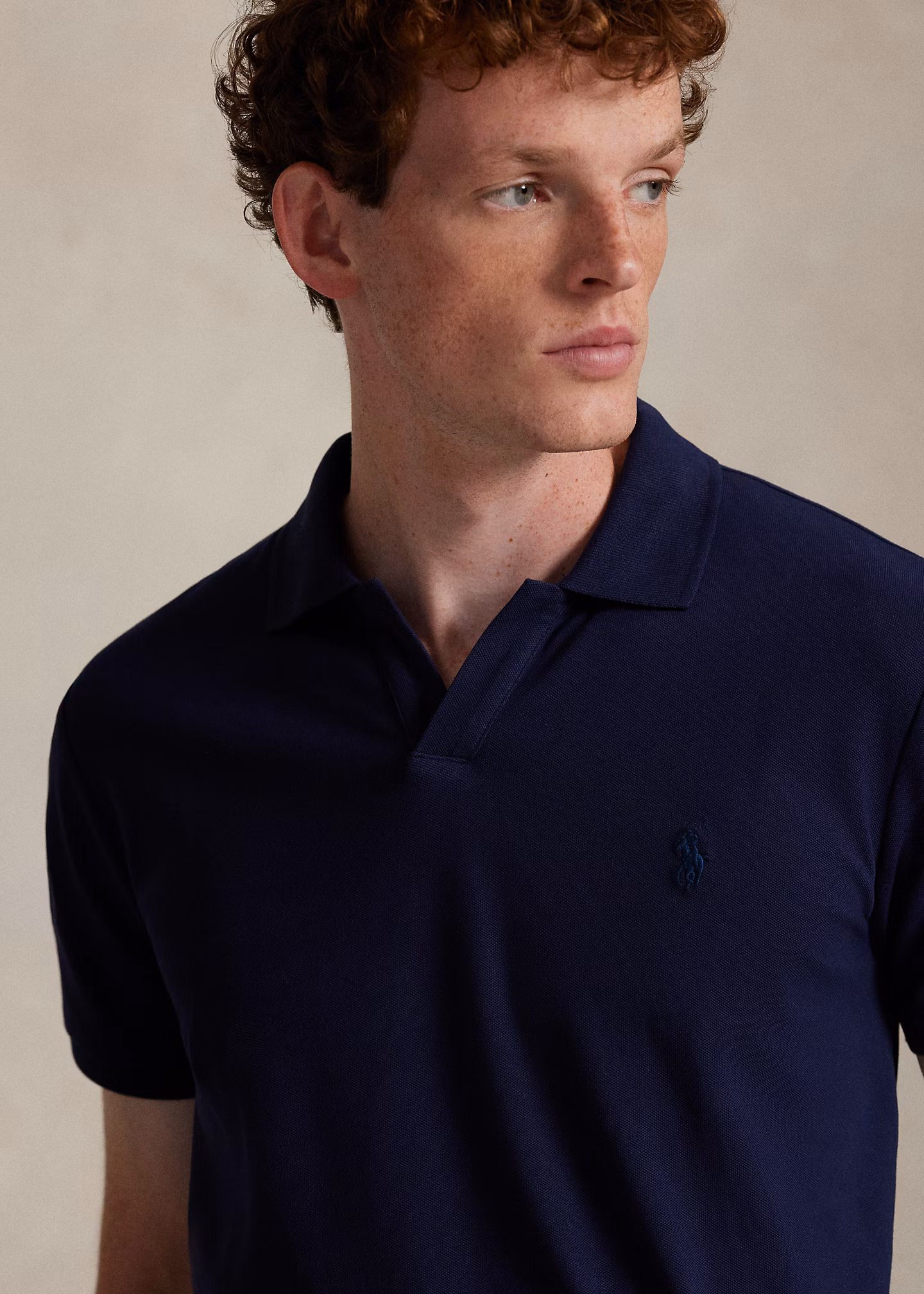Custom-Slim-Fit Poloshirt aus Piqué - RALPH LAUREN OUTLET