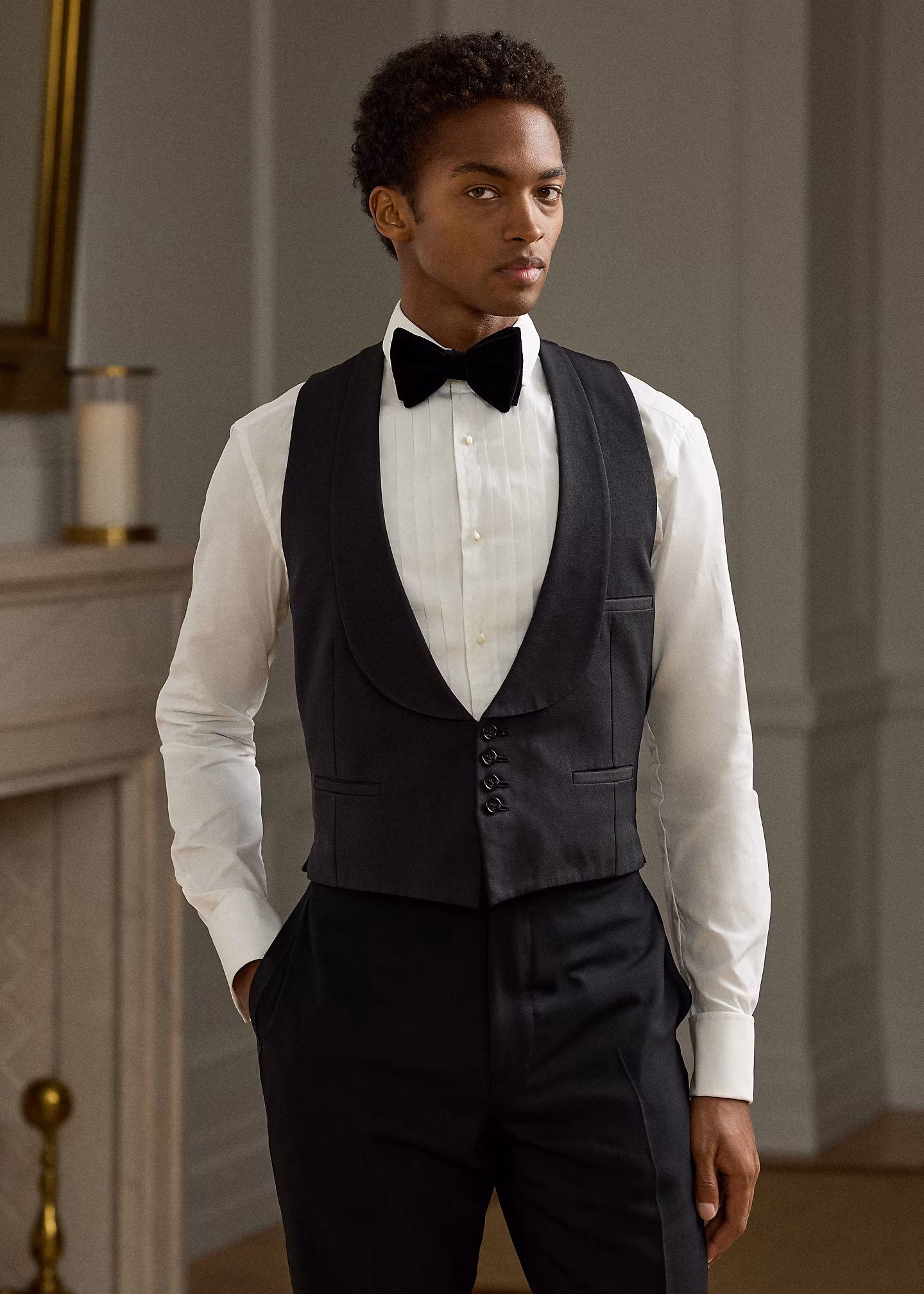 Handgefertigte Jacquard-Weste - RALPH LAUREN OUTLET