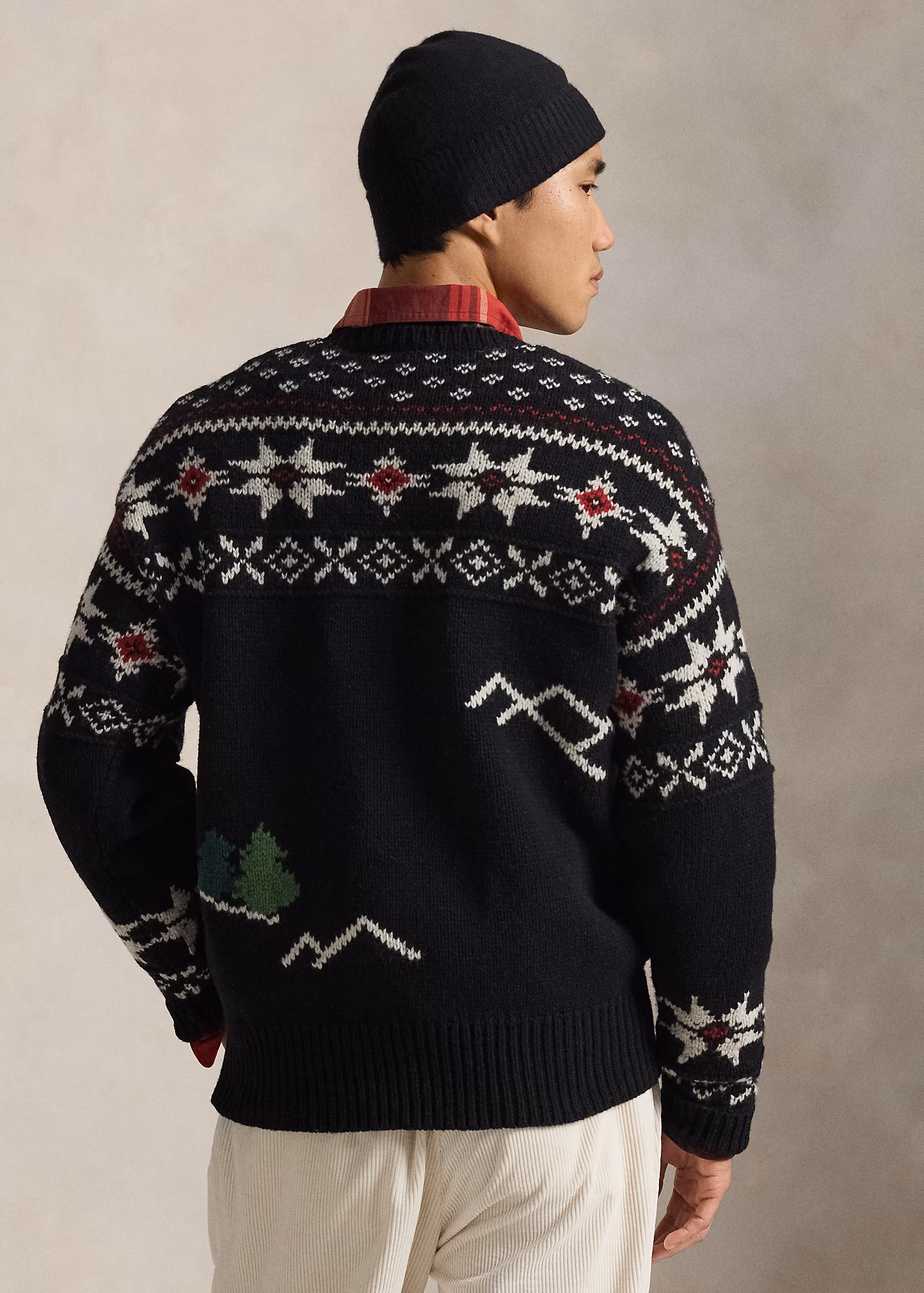 Wollpullover mit Skifahrergrafik - RALPH LAUREN OUTLET