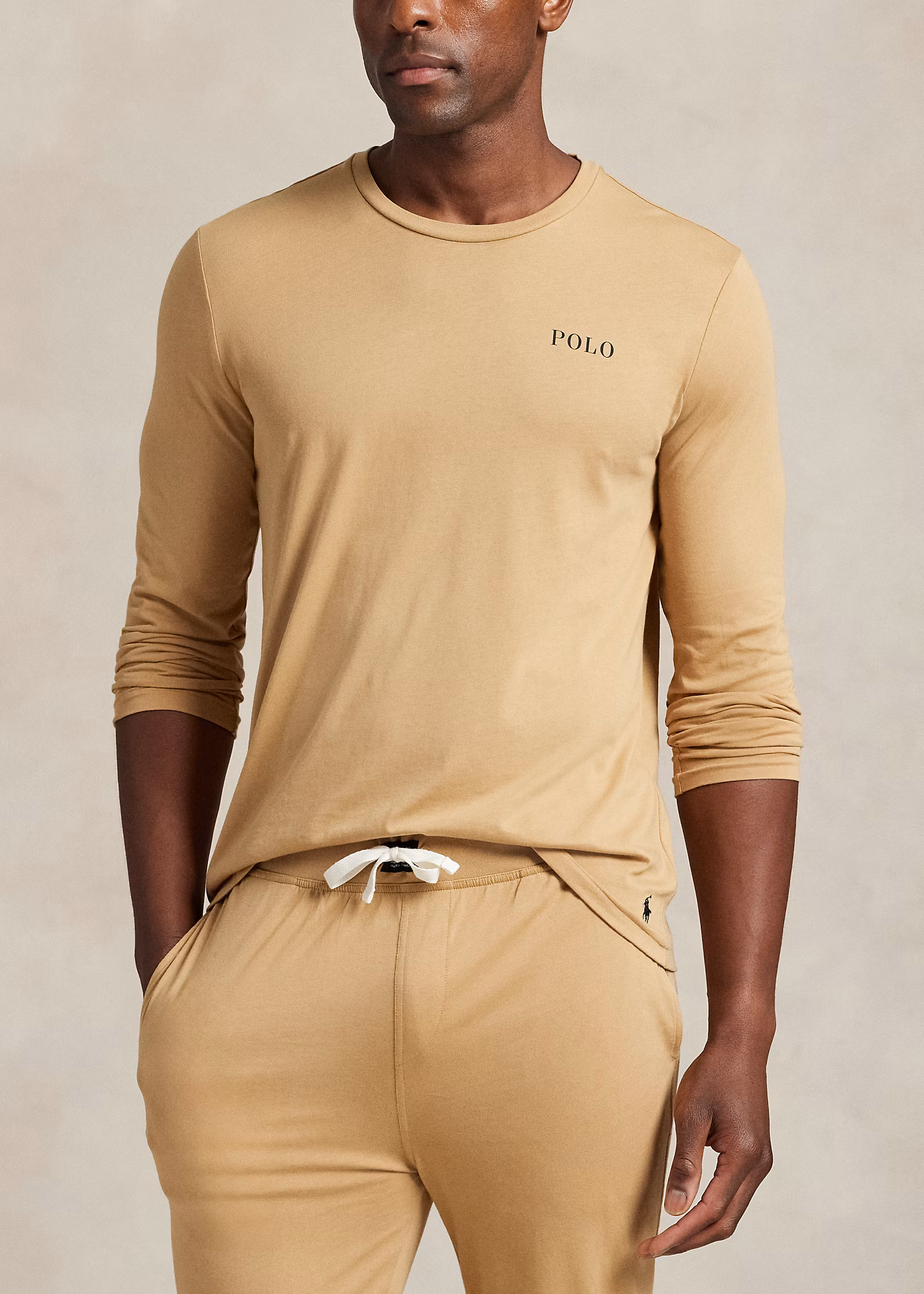 Baumwolljersey-Nachthemd mit Logo - RALPH LAUREN OUTLET