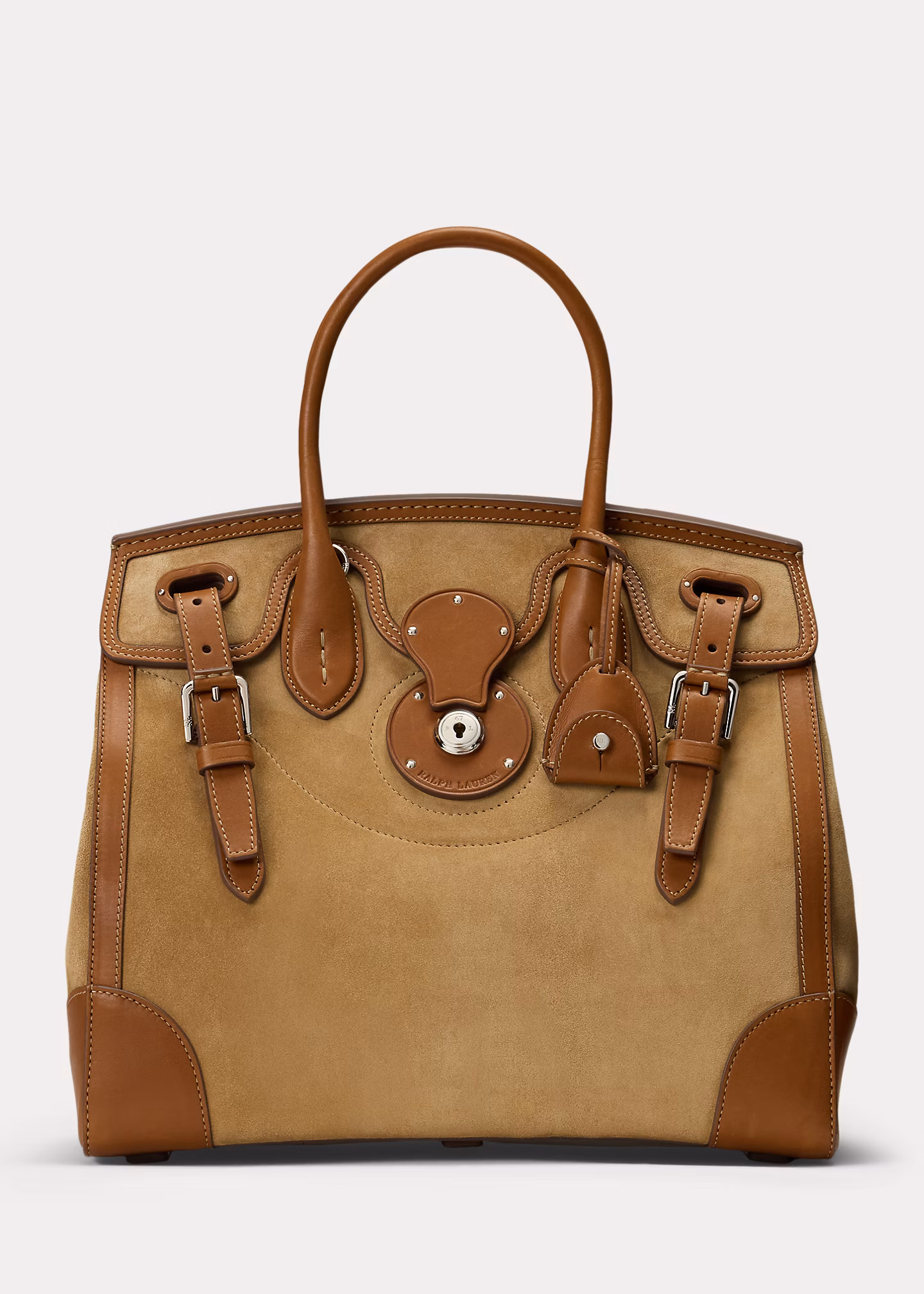 Tasche Soft Ricky 33 aus Kalbswildleder - RALPH LAUREN OUTLET