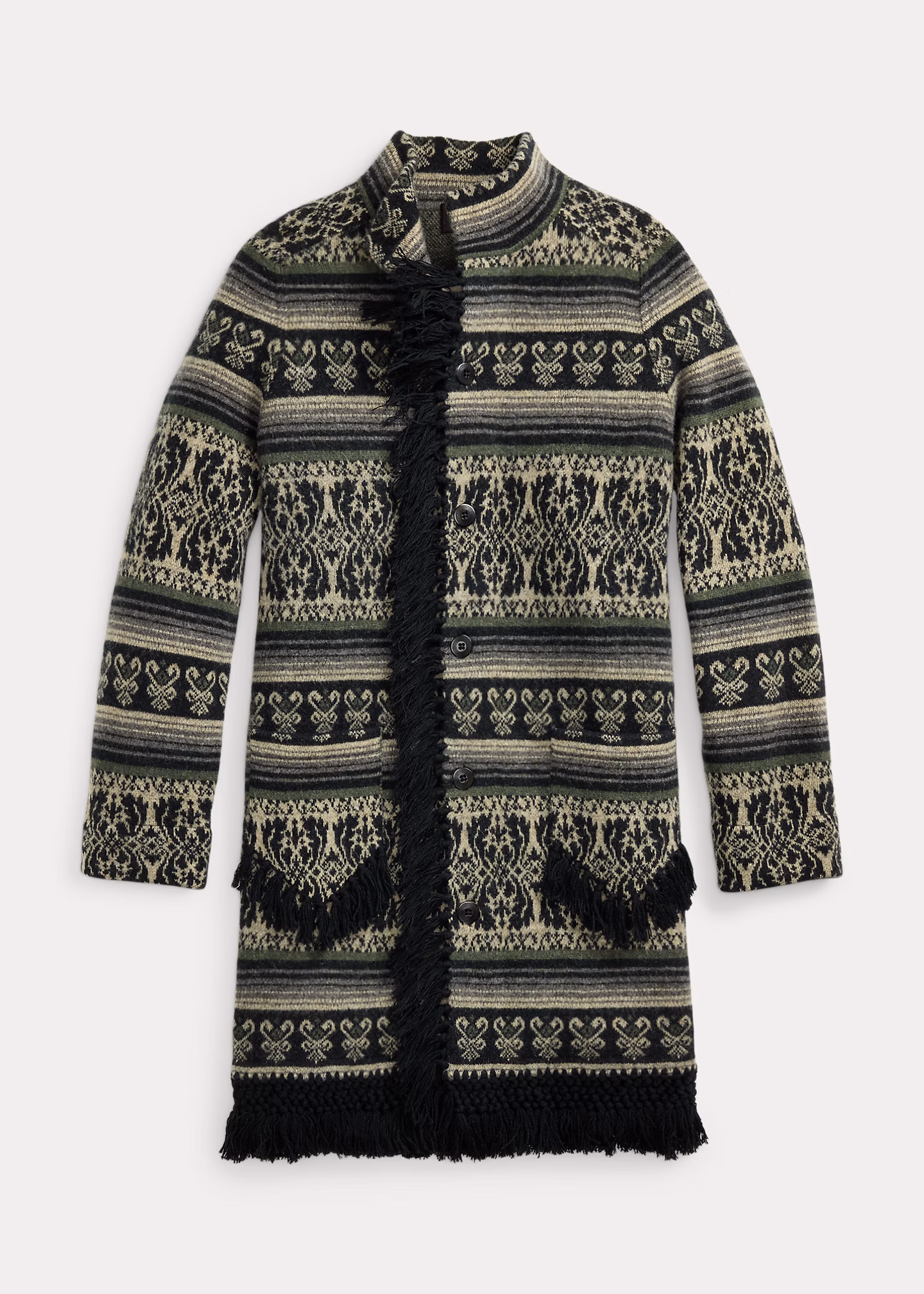 Duster-Strickjacke aus Jacquard - RALPH LAUREN OUTLET
