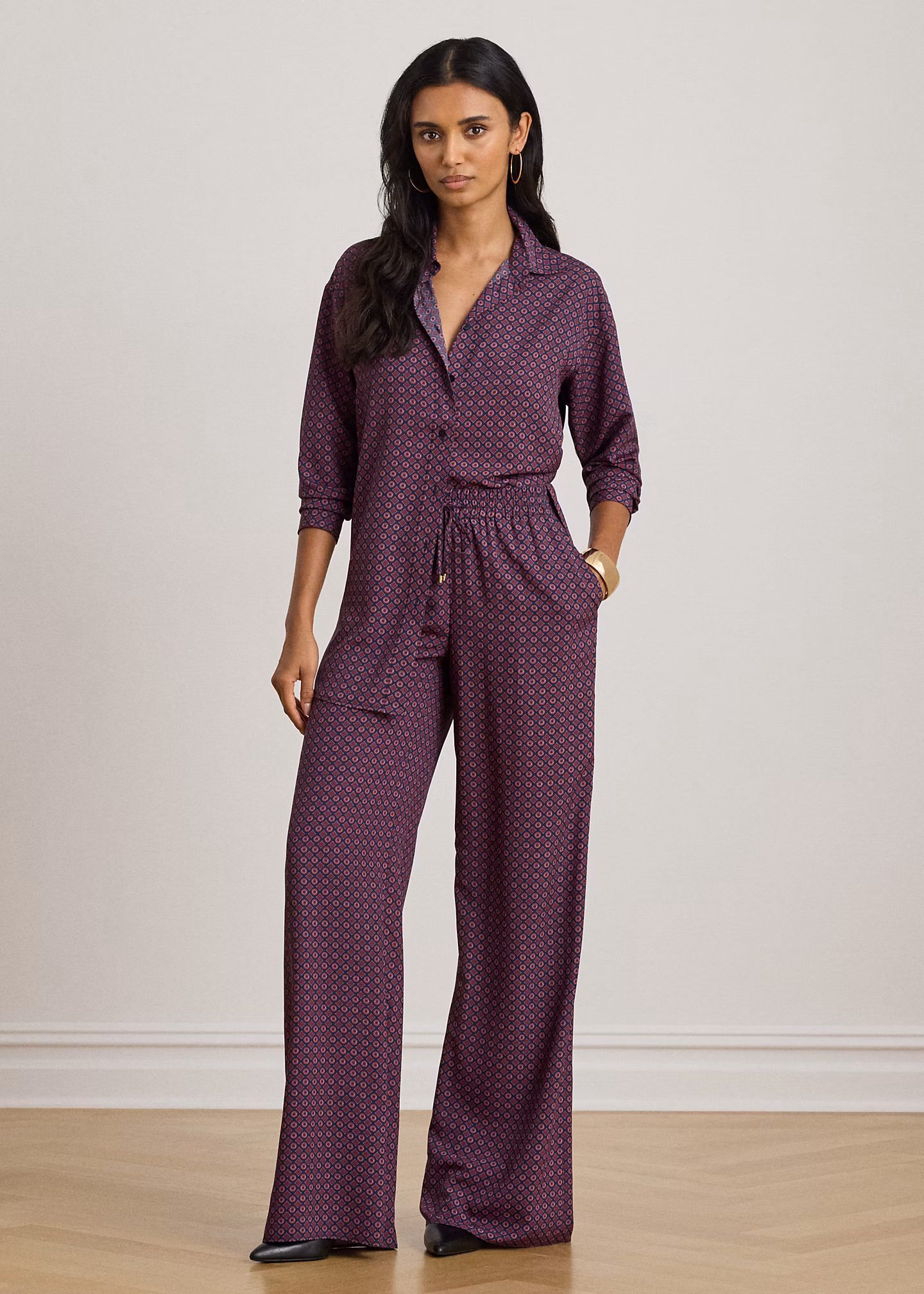 Crêpehose mit Foulard-Print - RALPH LAUREN OUTLET