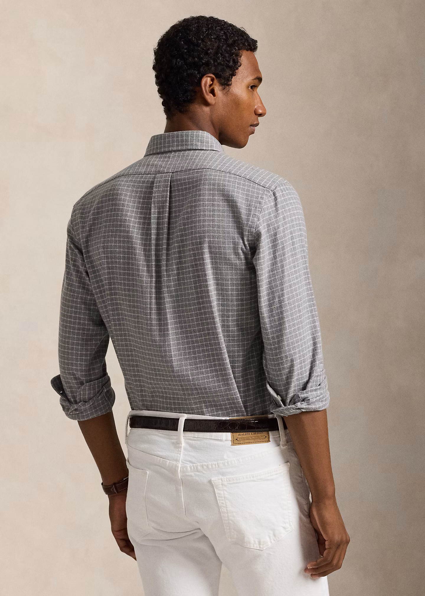 Custom-Fit Karo-Funktionshemd aus Twill - RALPH LAUREN OUTLET