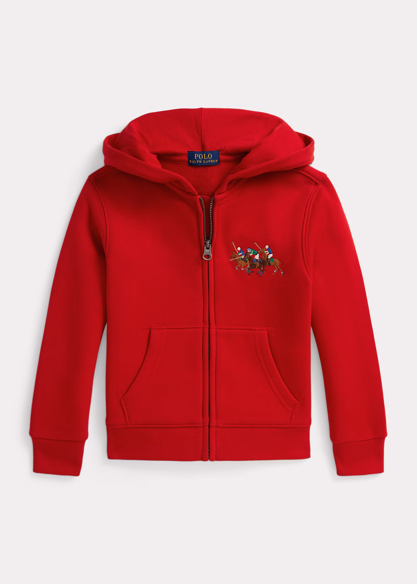 Fleece-Kapuzenjacke mit Reißverschluss - RALPH LAUREN OUTLET